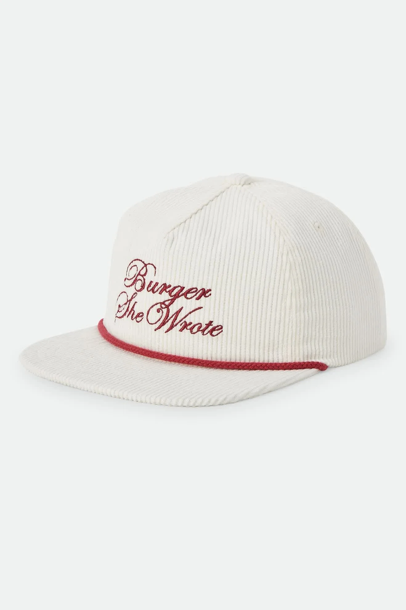 Burger She Wrote Snapback – Natural