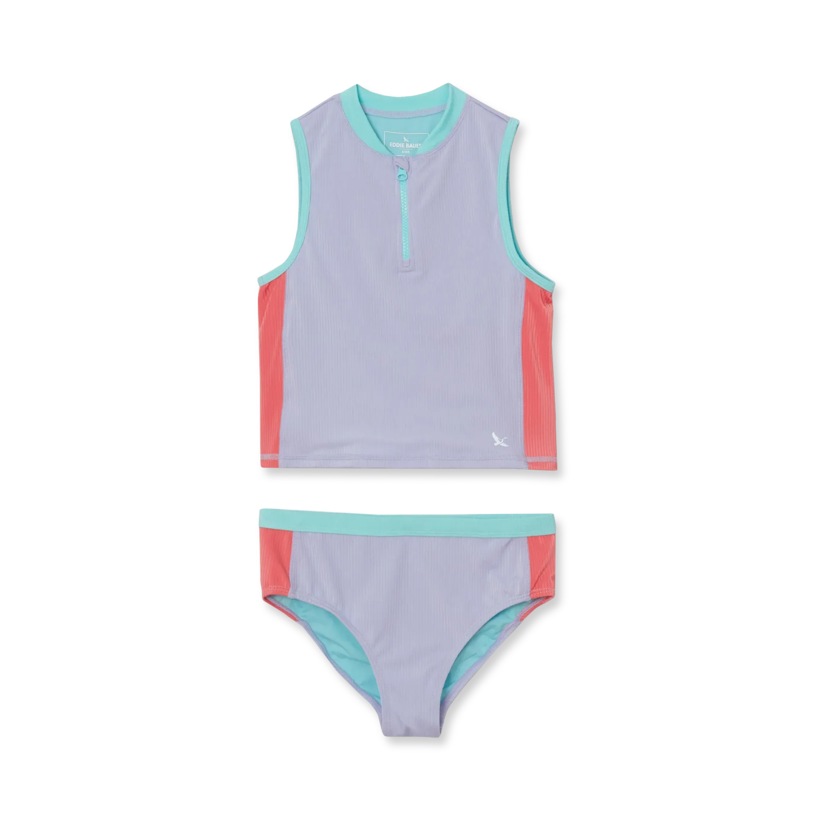 Girls Sea Spray 2 PC Ribbed Tankini