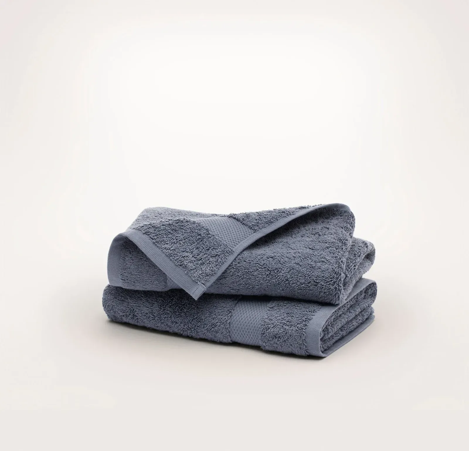 Plush Hand Towels (Pair) – Mineral (Personalized)
