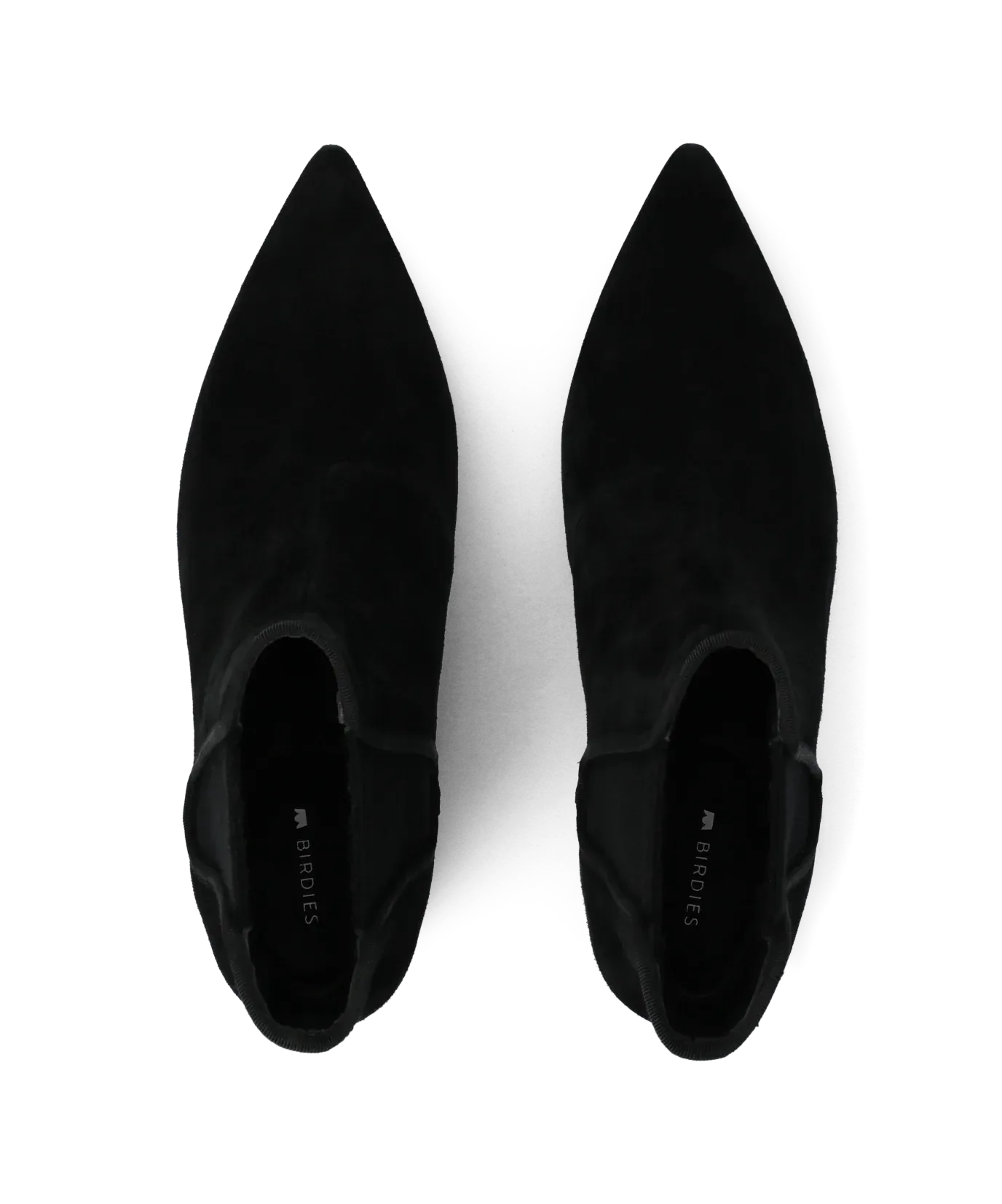 The Goldfinch 40 Chelsea Bootie – Black Suede