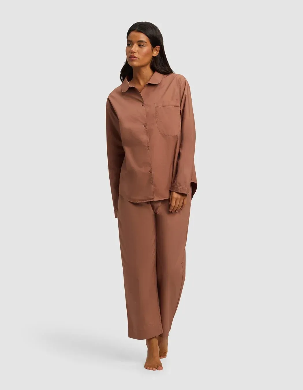 Women's Sutton Long Sleeve Cropped Pajama Set
