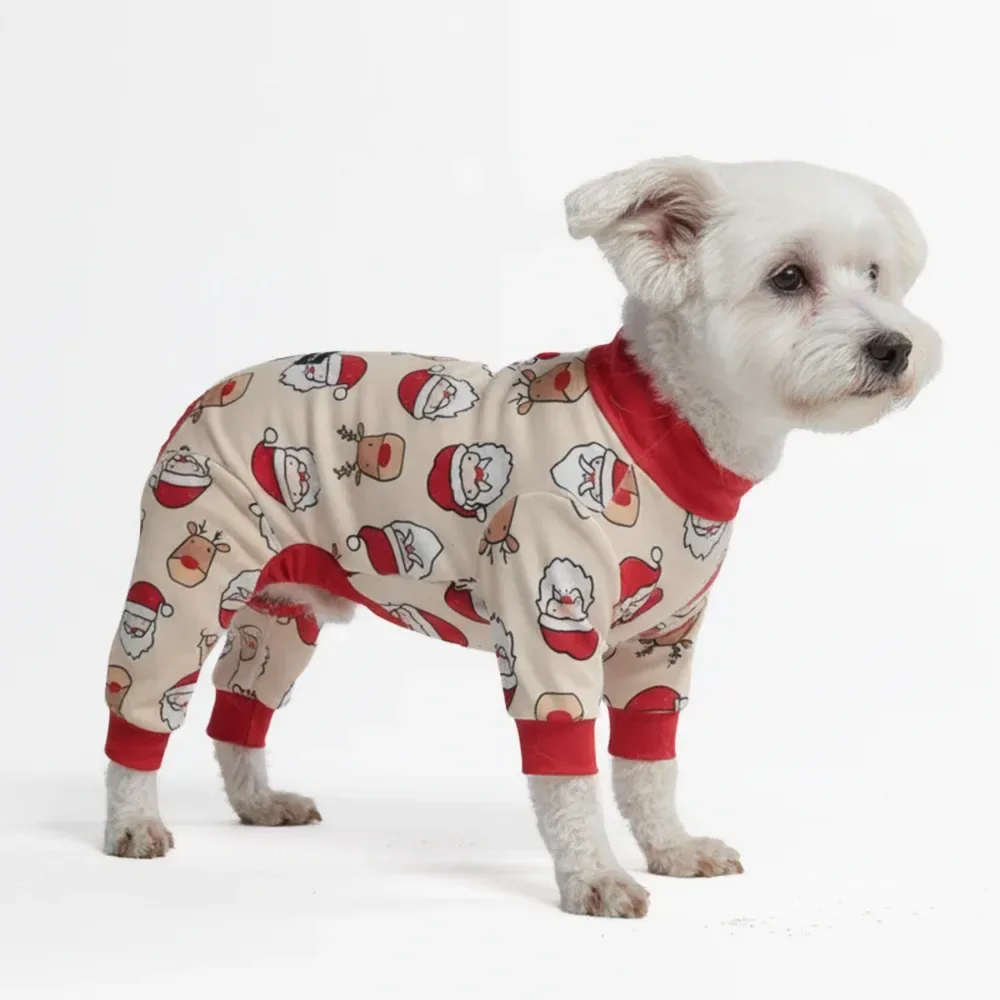 Dog Christmas Pajama – Santa and Rudolph