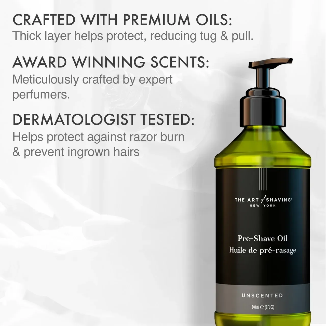 Unscented Pre-Shave Oil 8 OZ