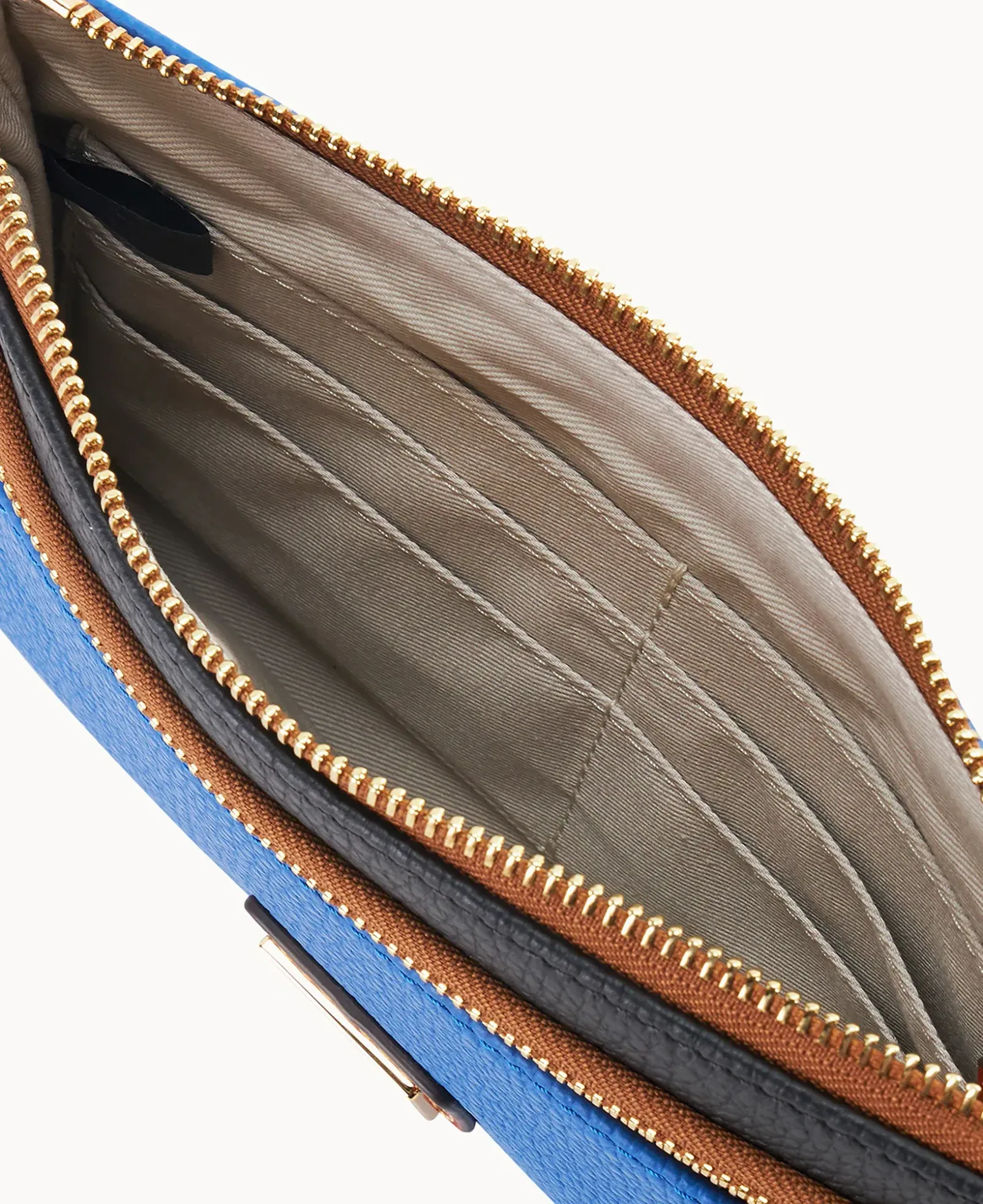 NFL Lions Double Zip Wristlet