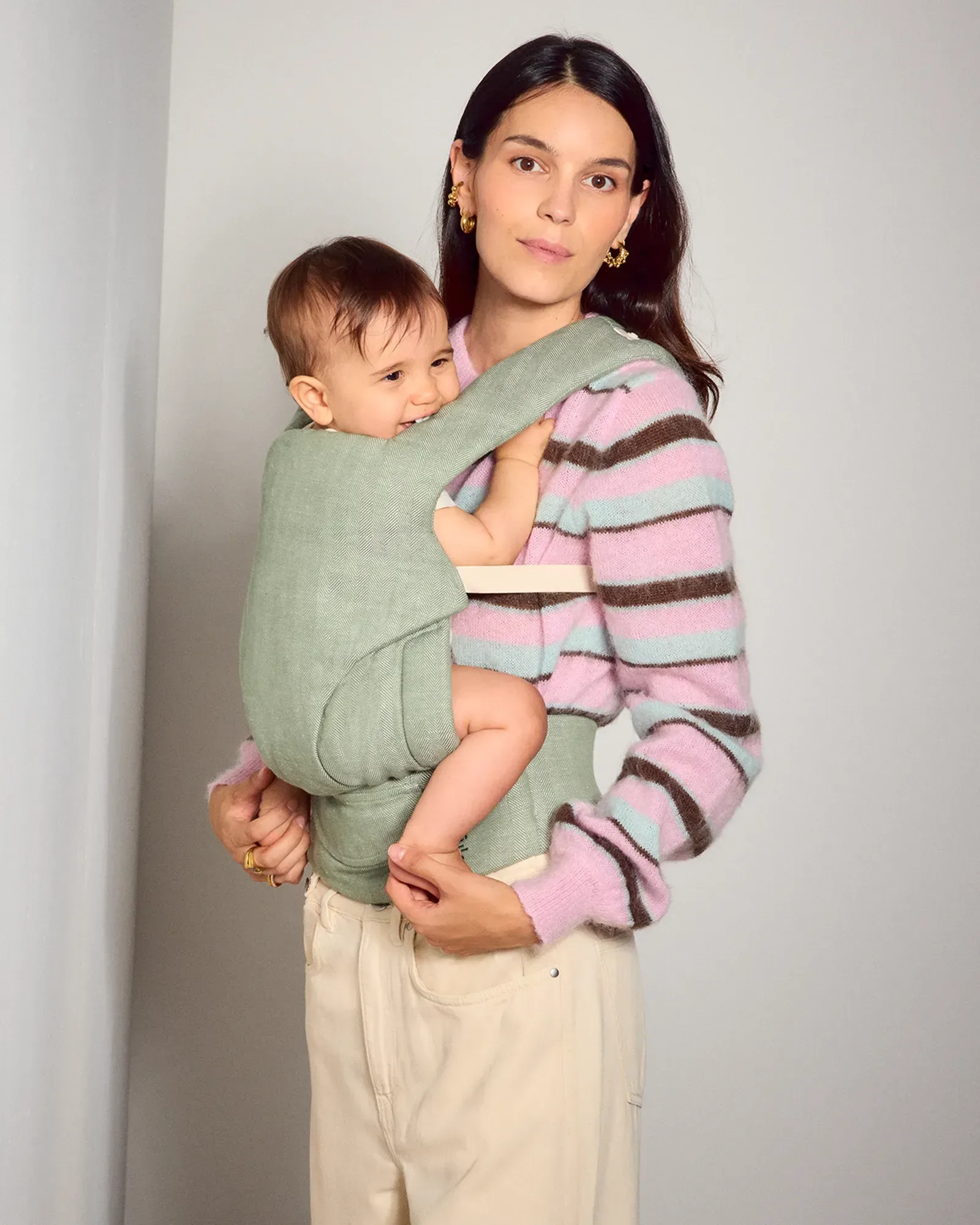Explore Baby Carrier – Linen – Spruce