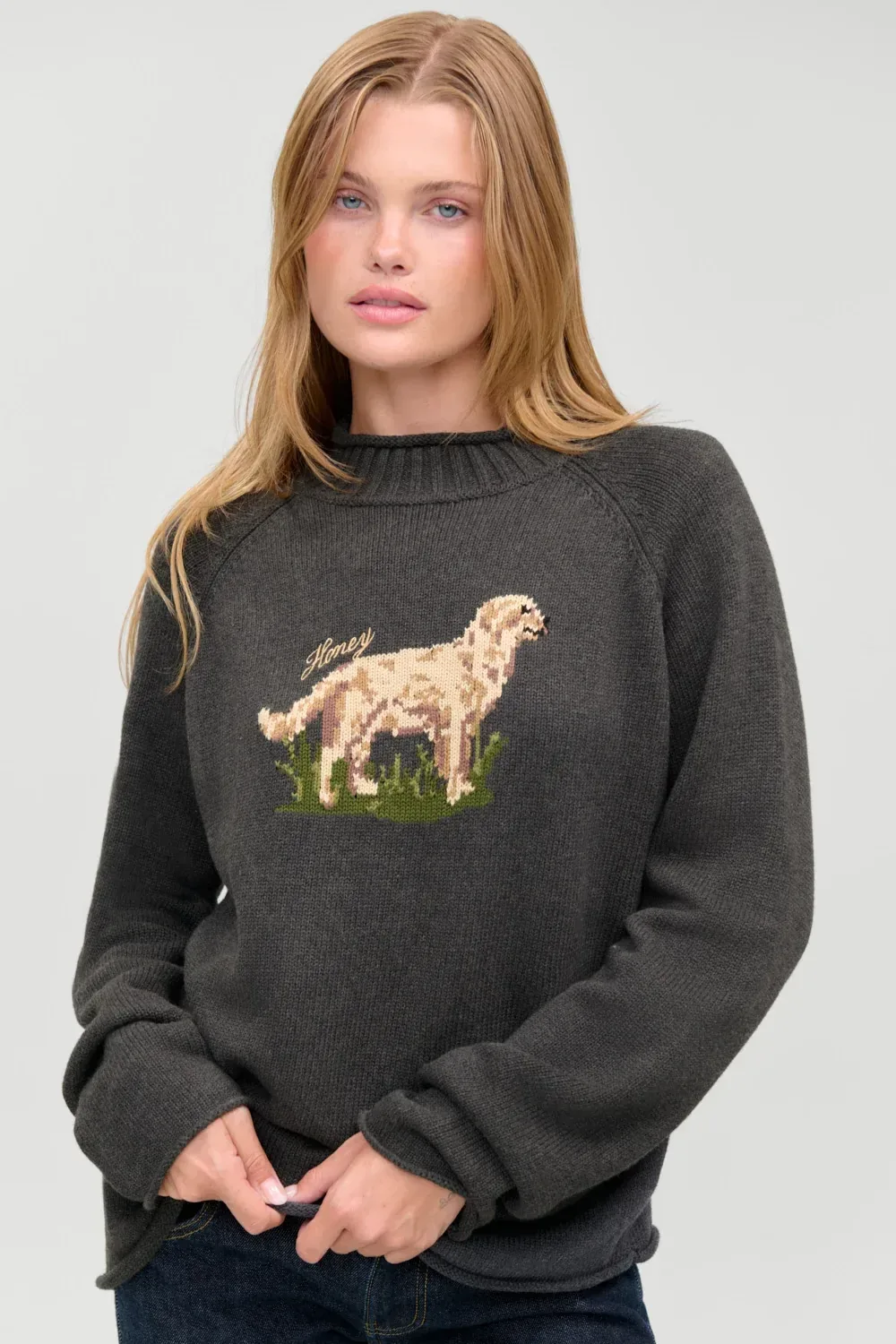 Noelle Cotton Knit Turtleneck – Honey at Play