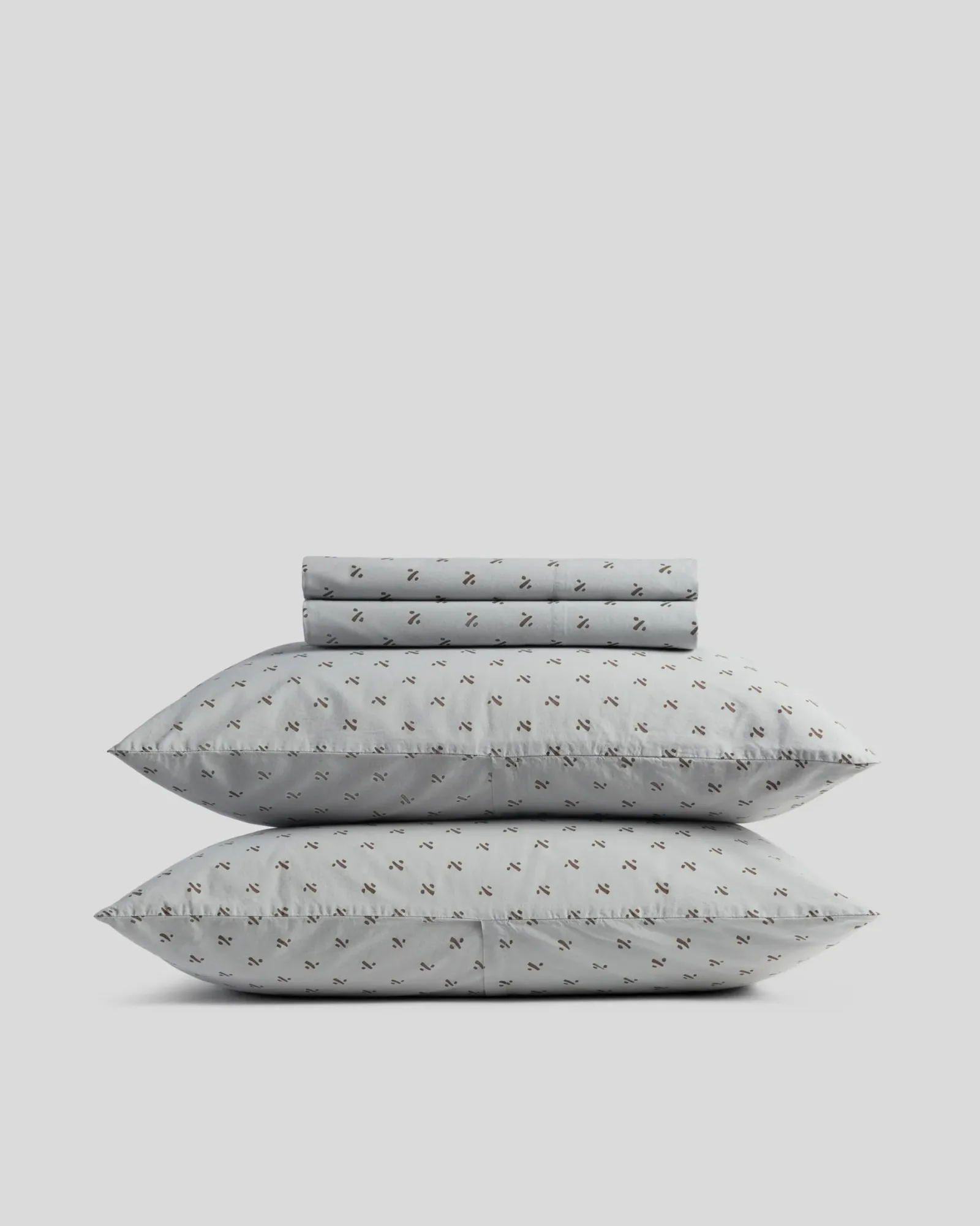Overdyed Vintage Print Sheet Set – K/CK Sky