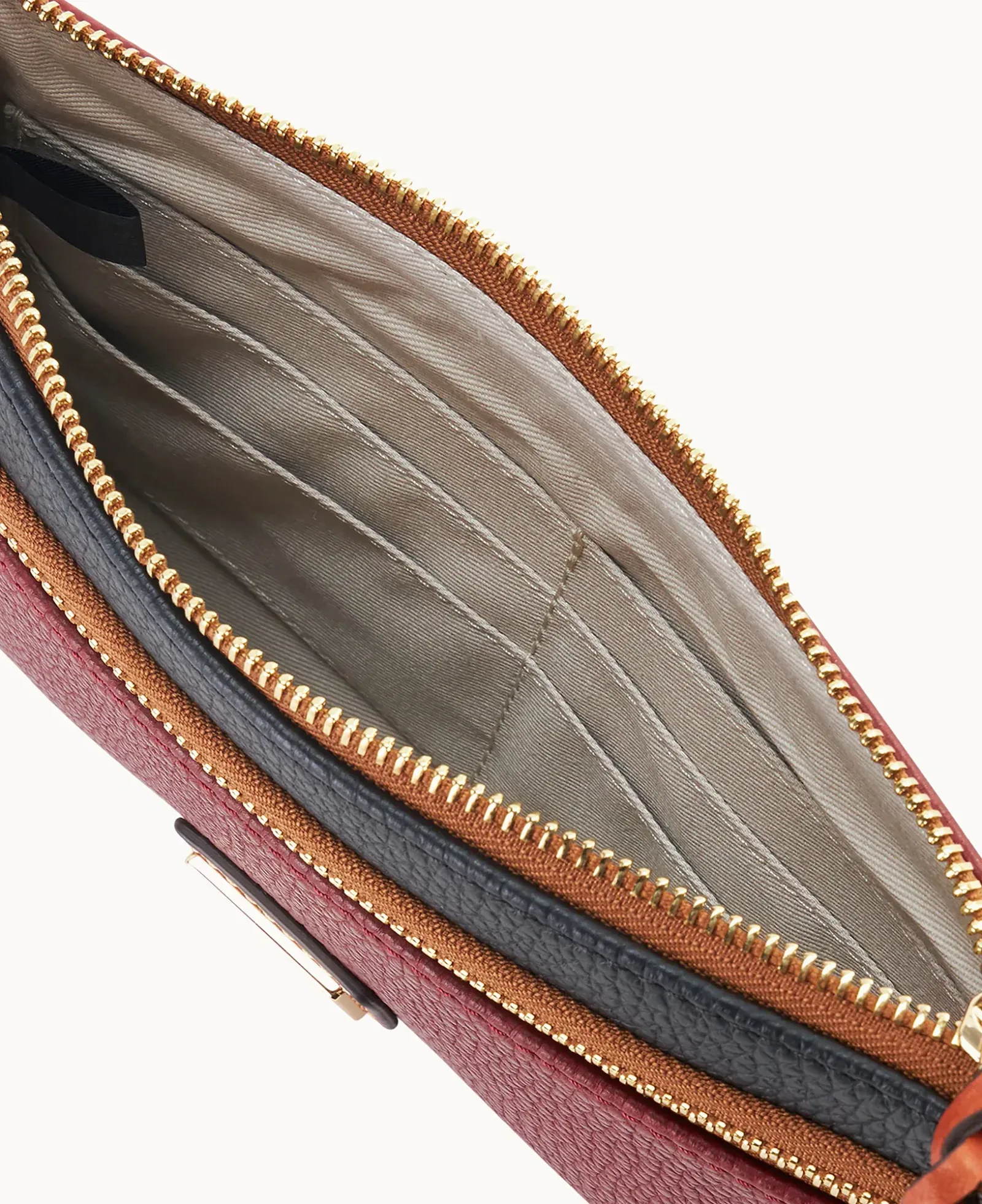 NFL Commanders Double Zip Wristlet