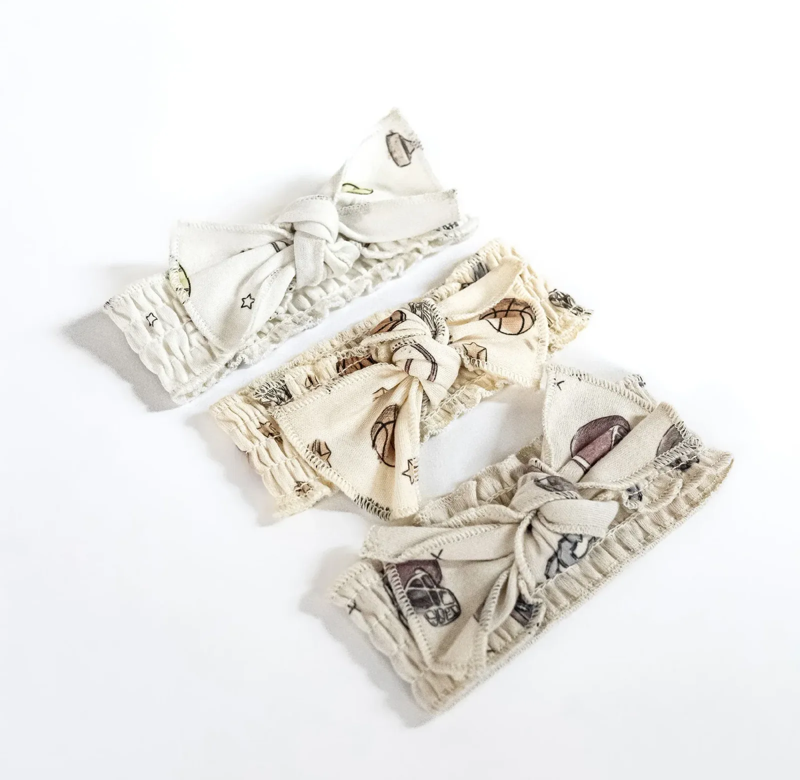 Little Ace – Organic Smocked Tie Headband
