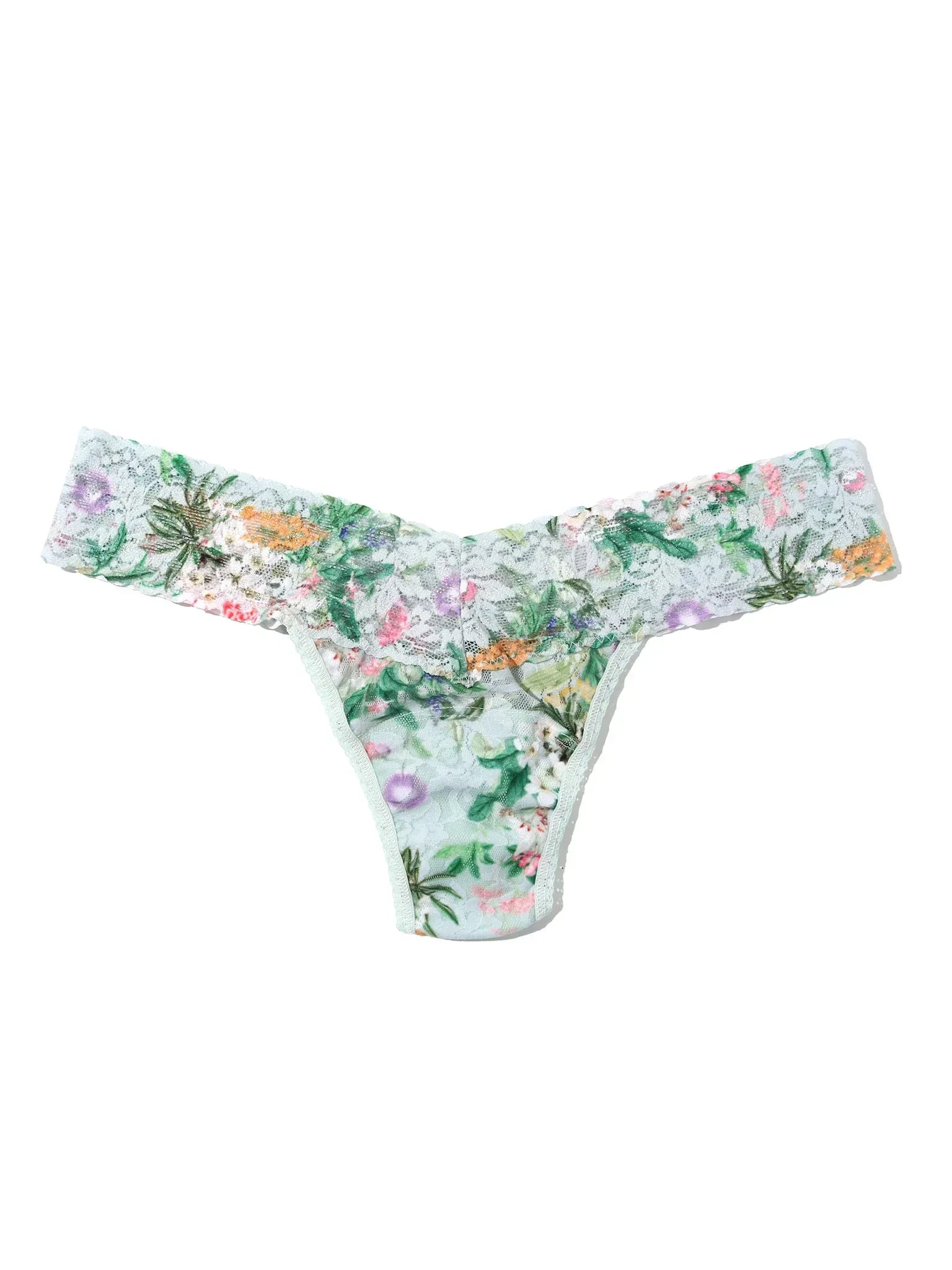 Printed Signature Lace® Low Rise Thong Floriculture Floral Print Sale
