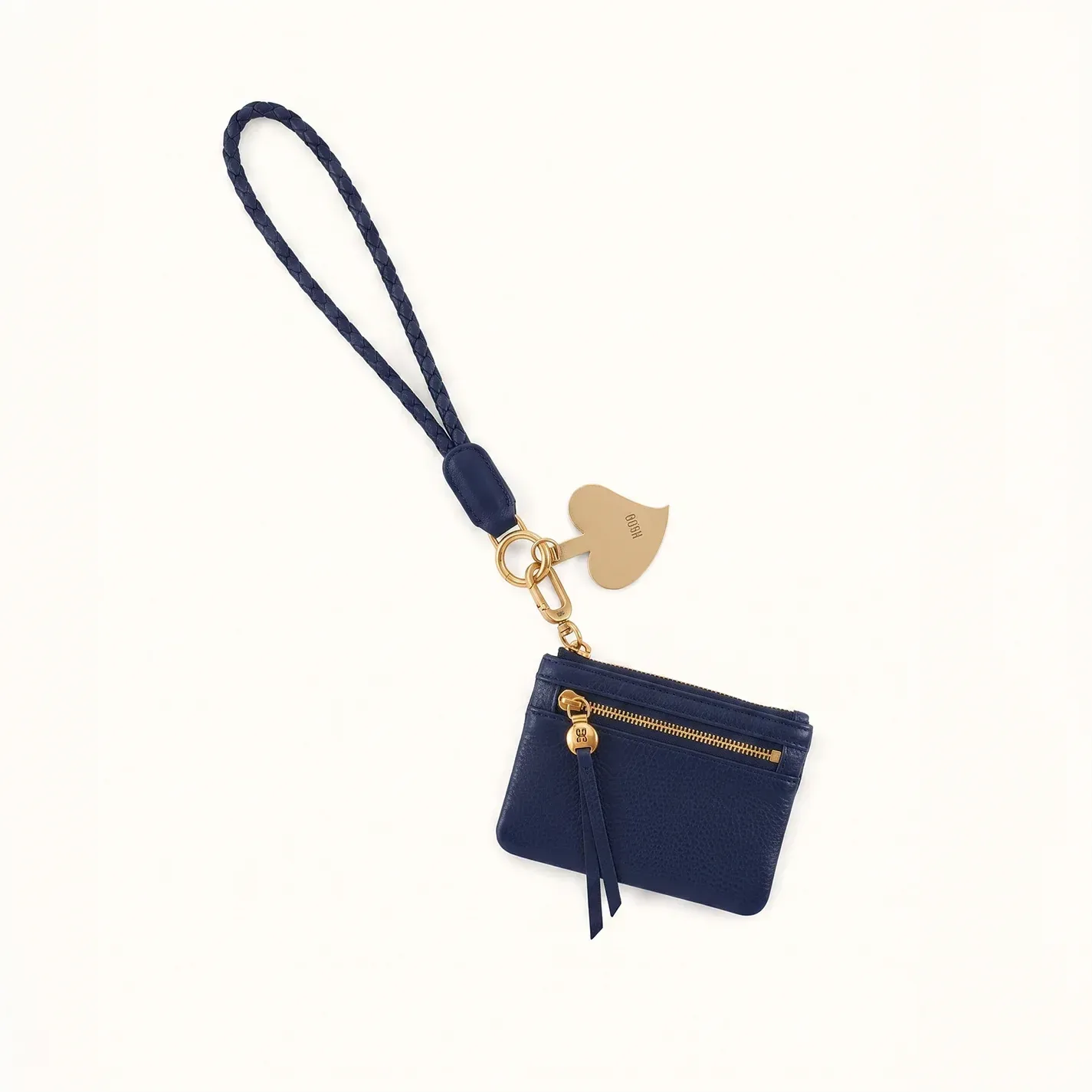 Lasso Phone Wristlet In Pebbled Leather – Ink Navy