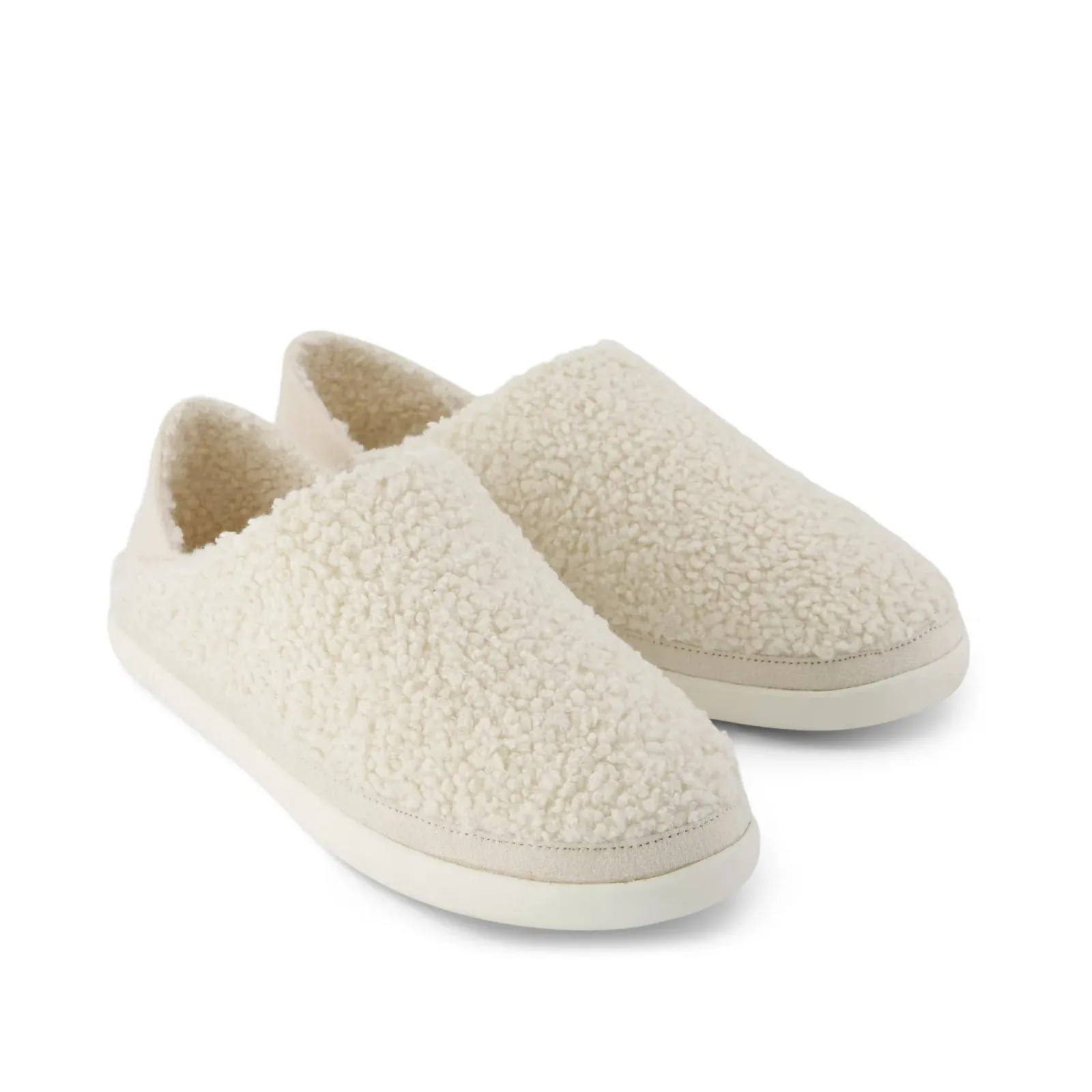 Womens Ezra Convertible Slipper Natural Faux Shearling