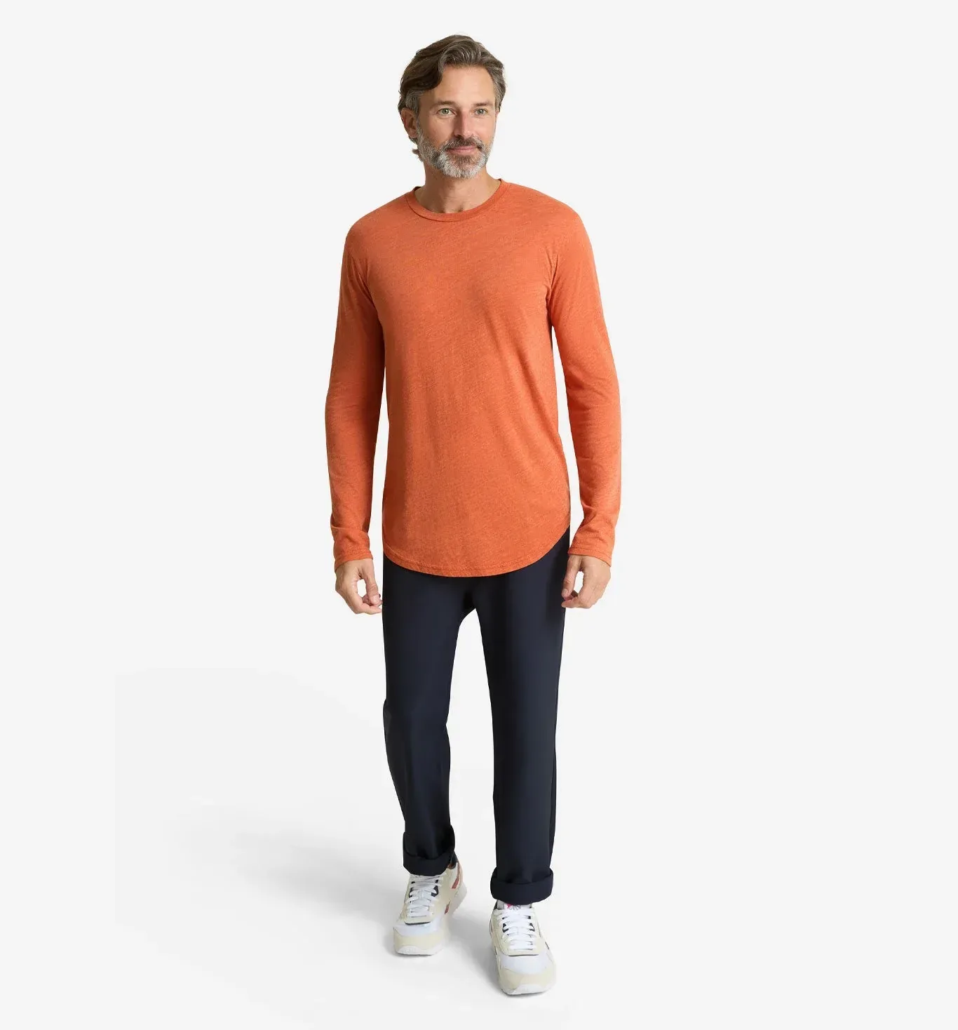 LS Tri-Blend Scallop Crew