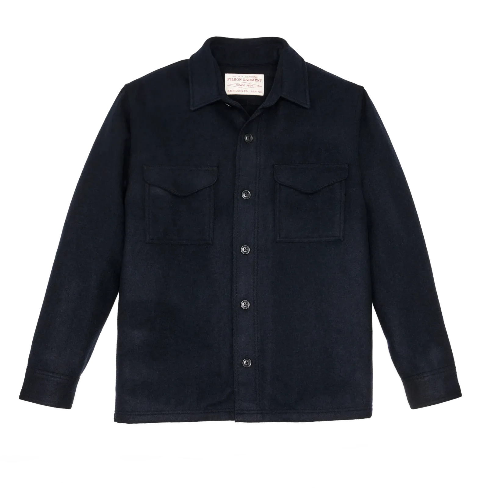 Wool Jac-shirt – Navy