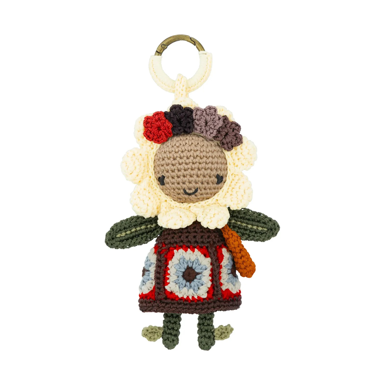 Sunbudz Sunflower Dangle – Hand Crochet – Maizee