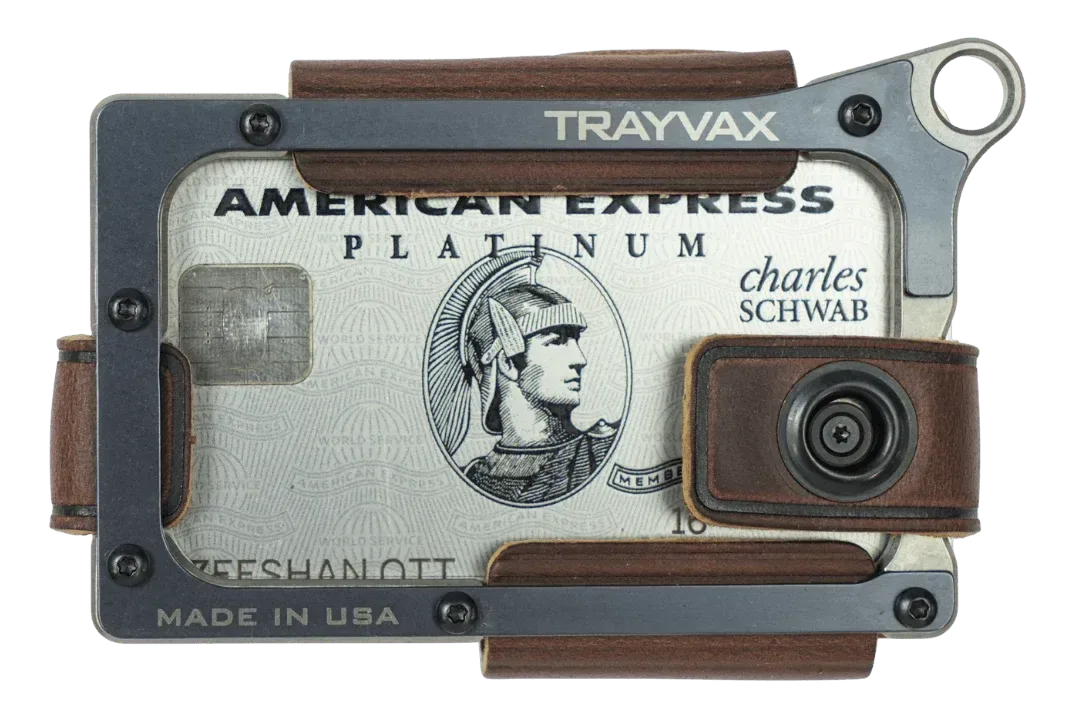 Contour Wallet – Titanium Mississippi Mud