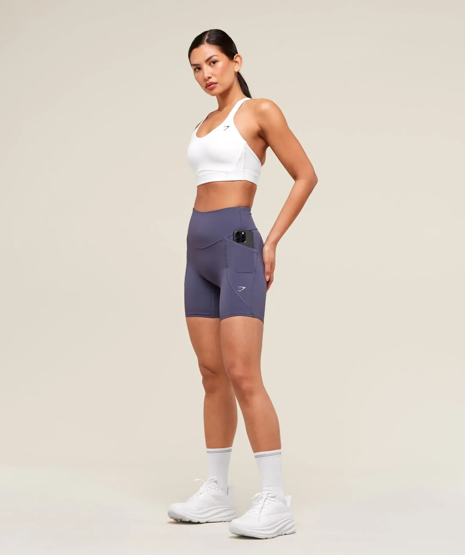 Gymshark Running Pocket 6" Shorts – Weighted Purple