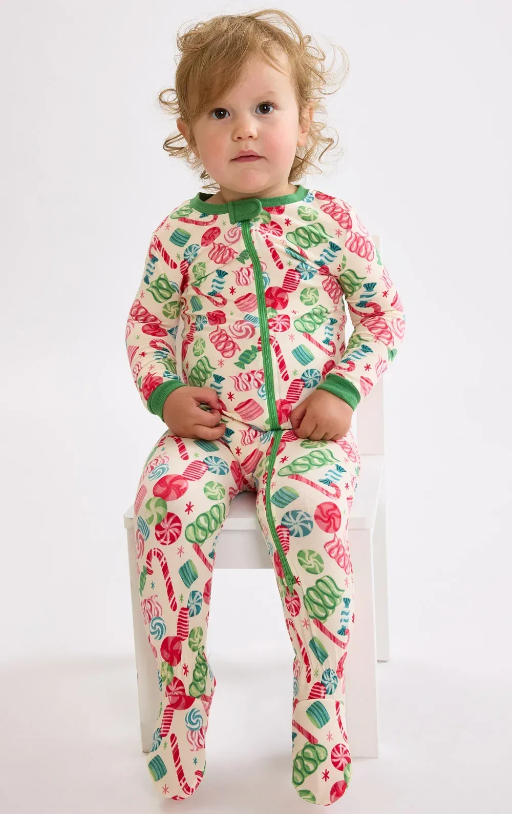 Ribbon Candy Onesie Infant Pajamas