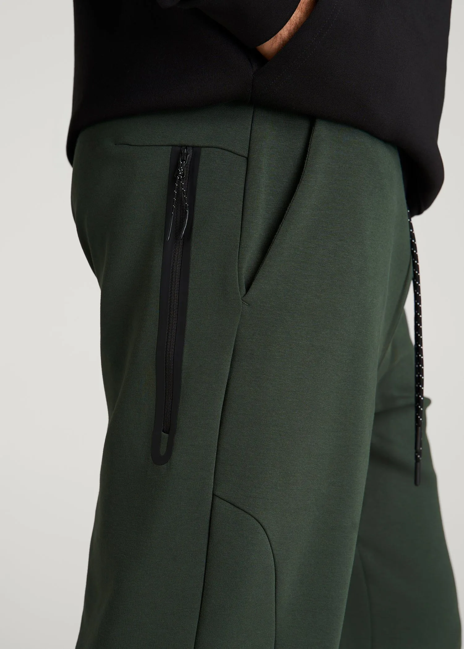 Tech Motion Fleece Joggers for Tall Men in Boreal Forest