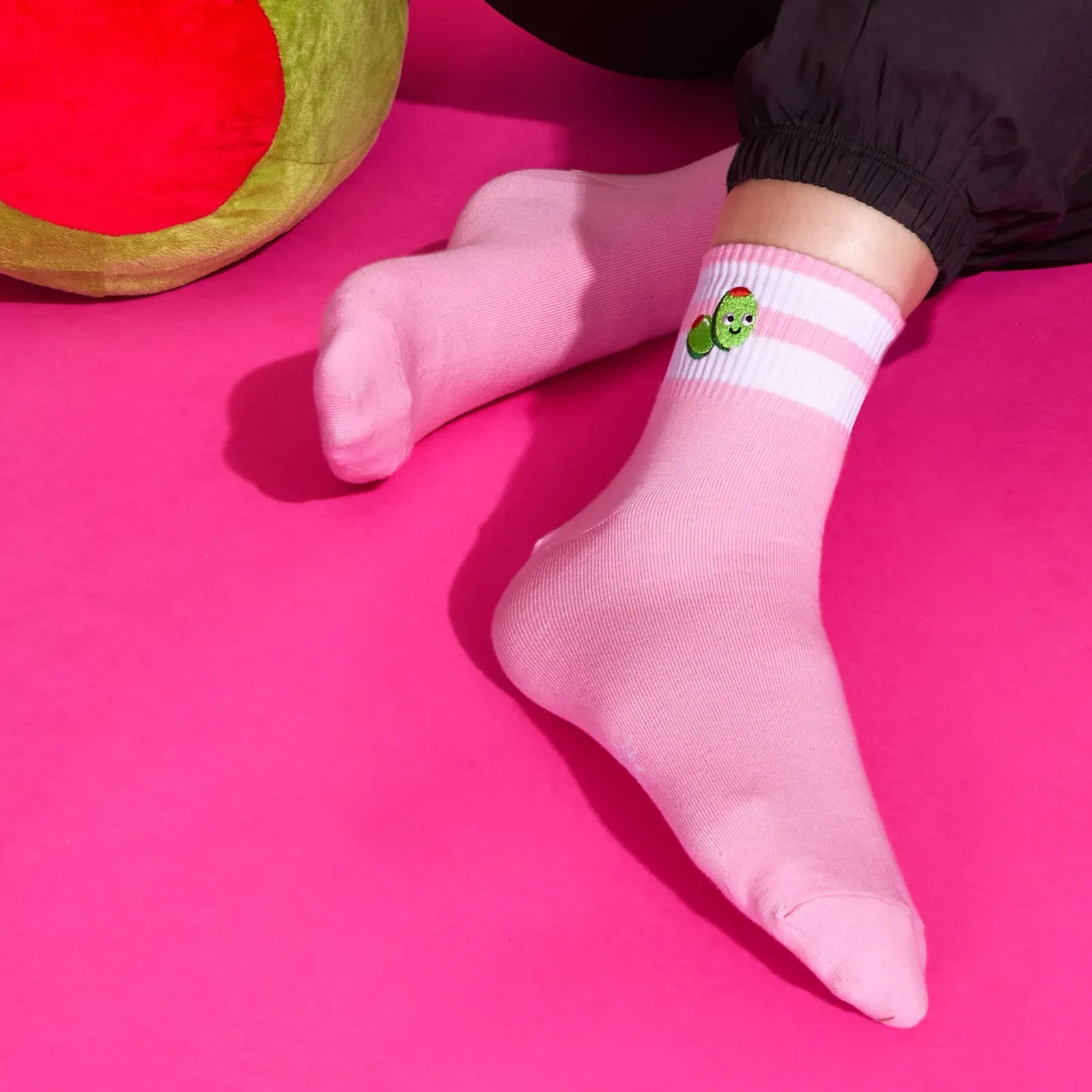 Olive You! Quarter Socks