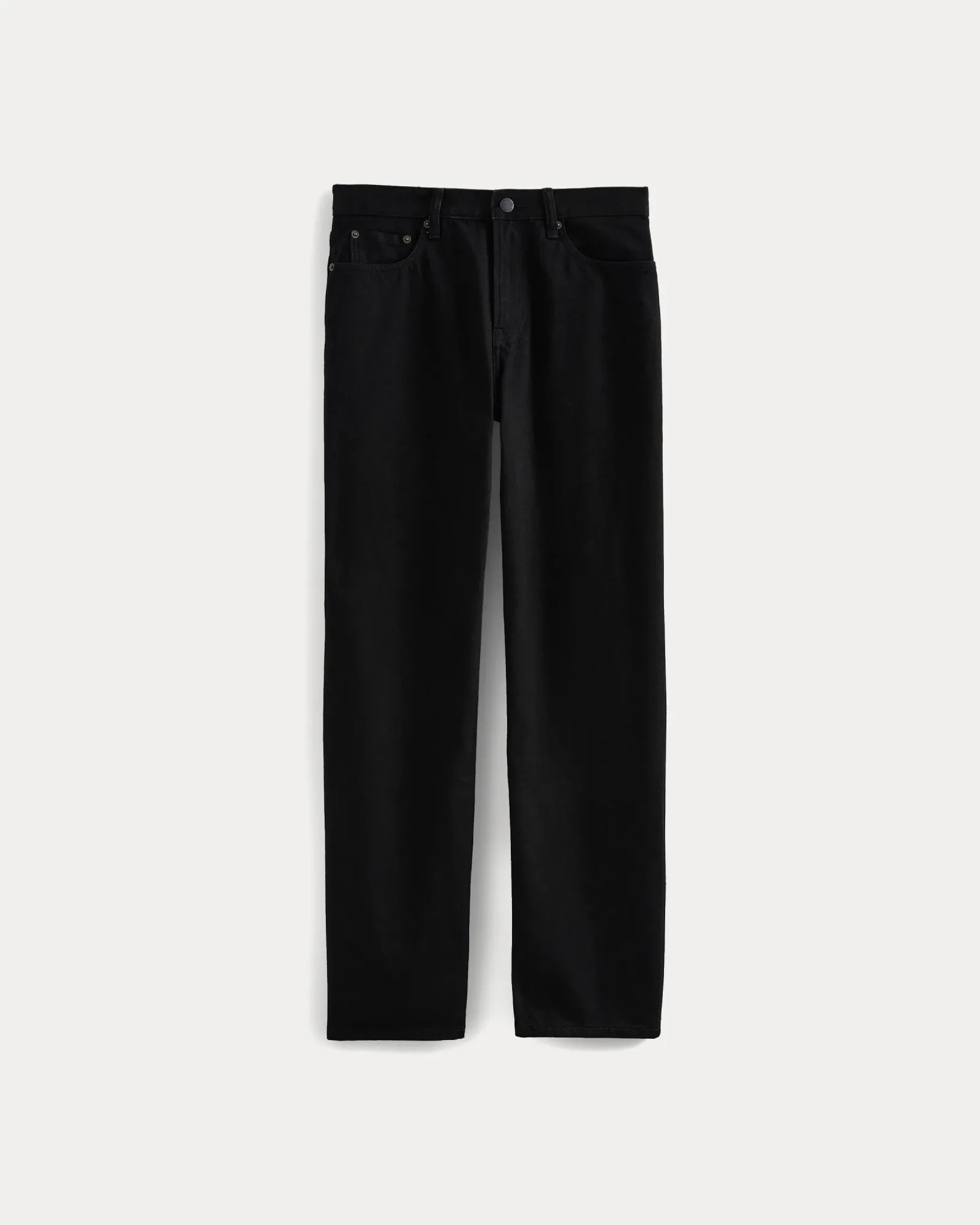 Relaxed Rigid Denim – Black
