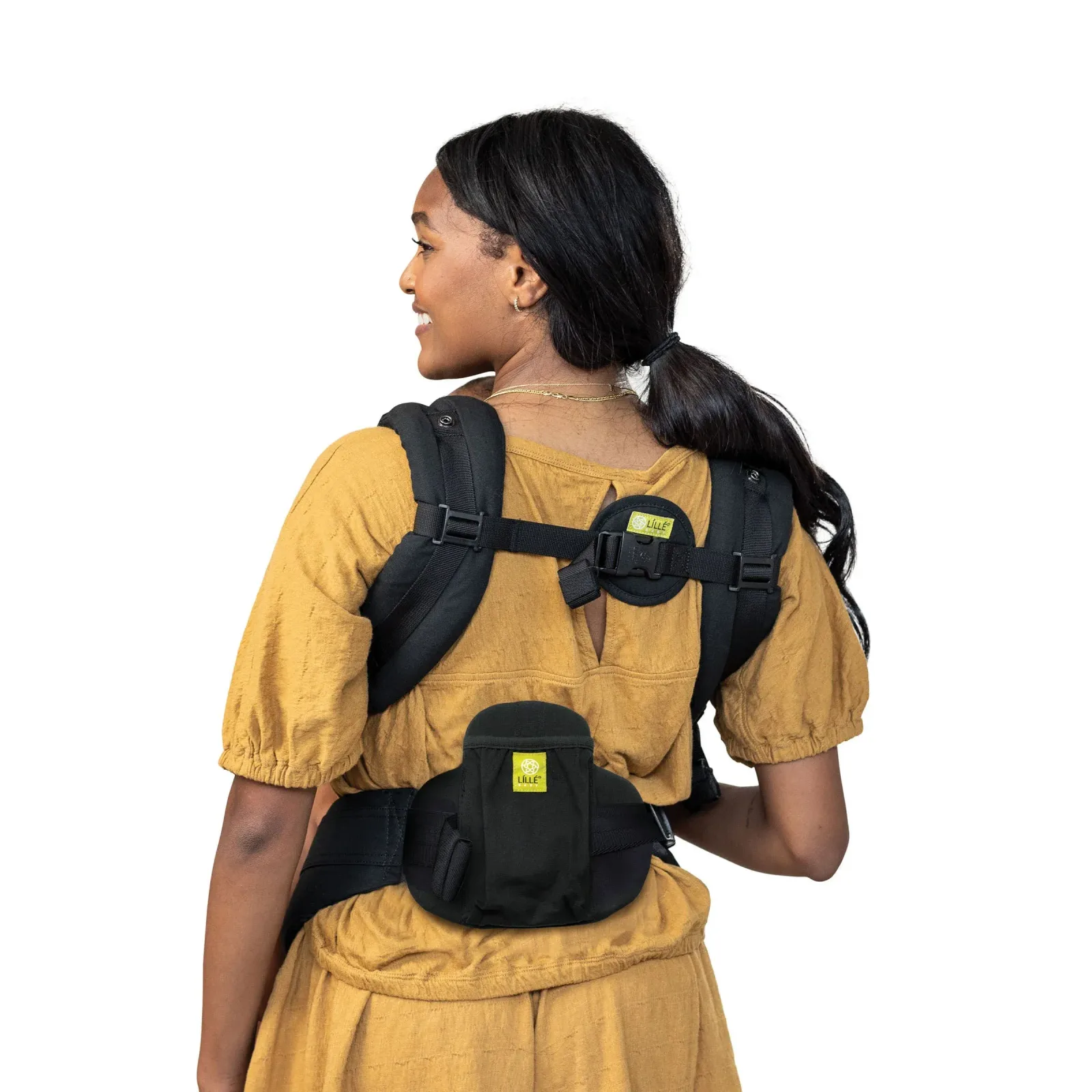 Lumbar Support with Pocket – Black
