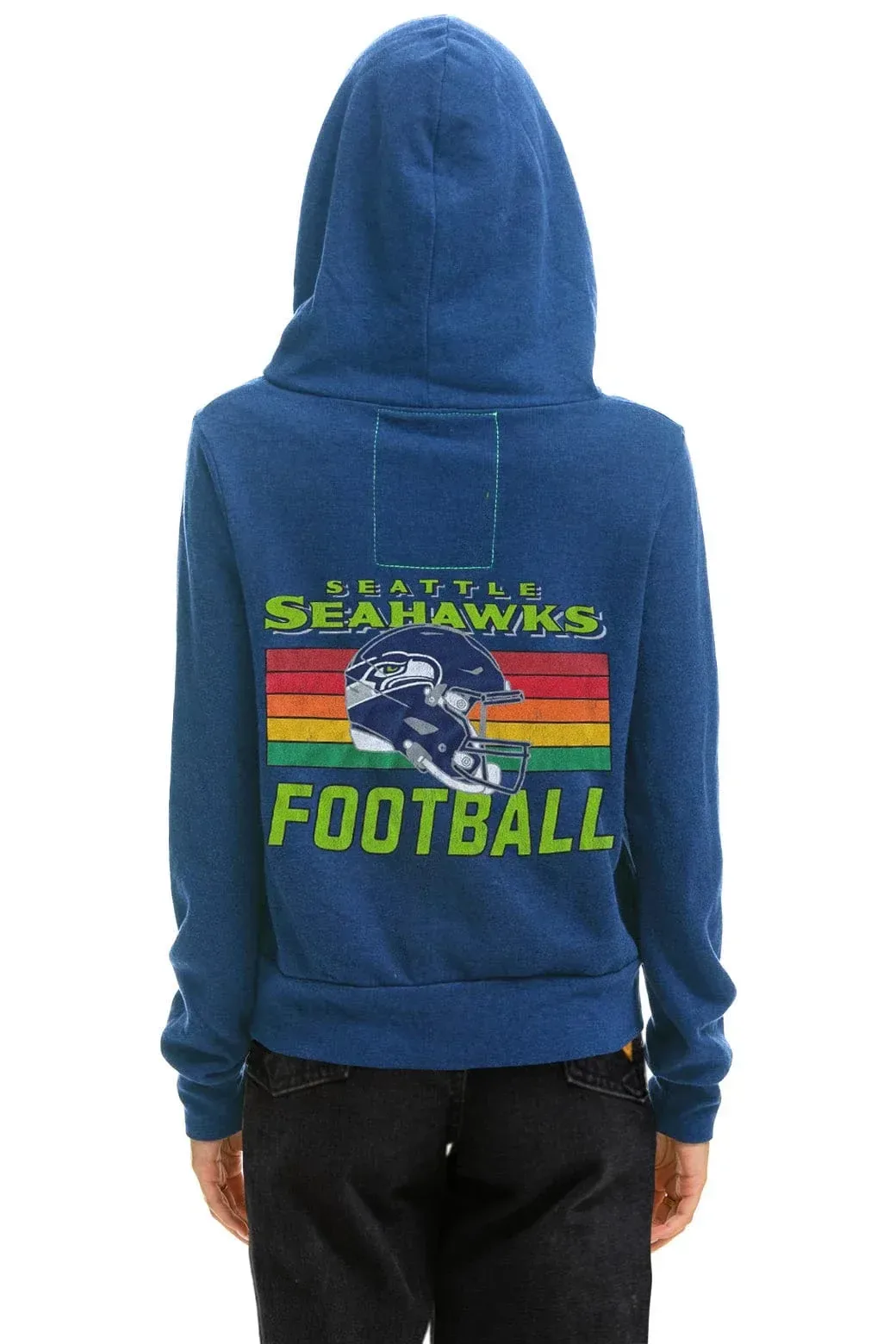 Seattle Seahawks Helmet Zip Hoodie – Royal