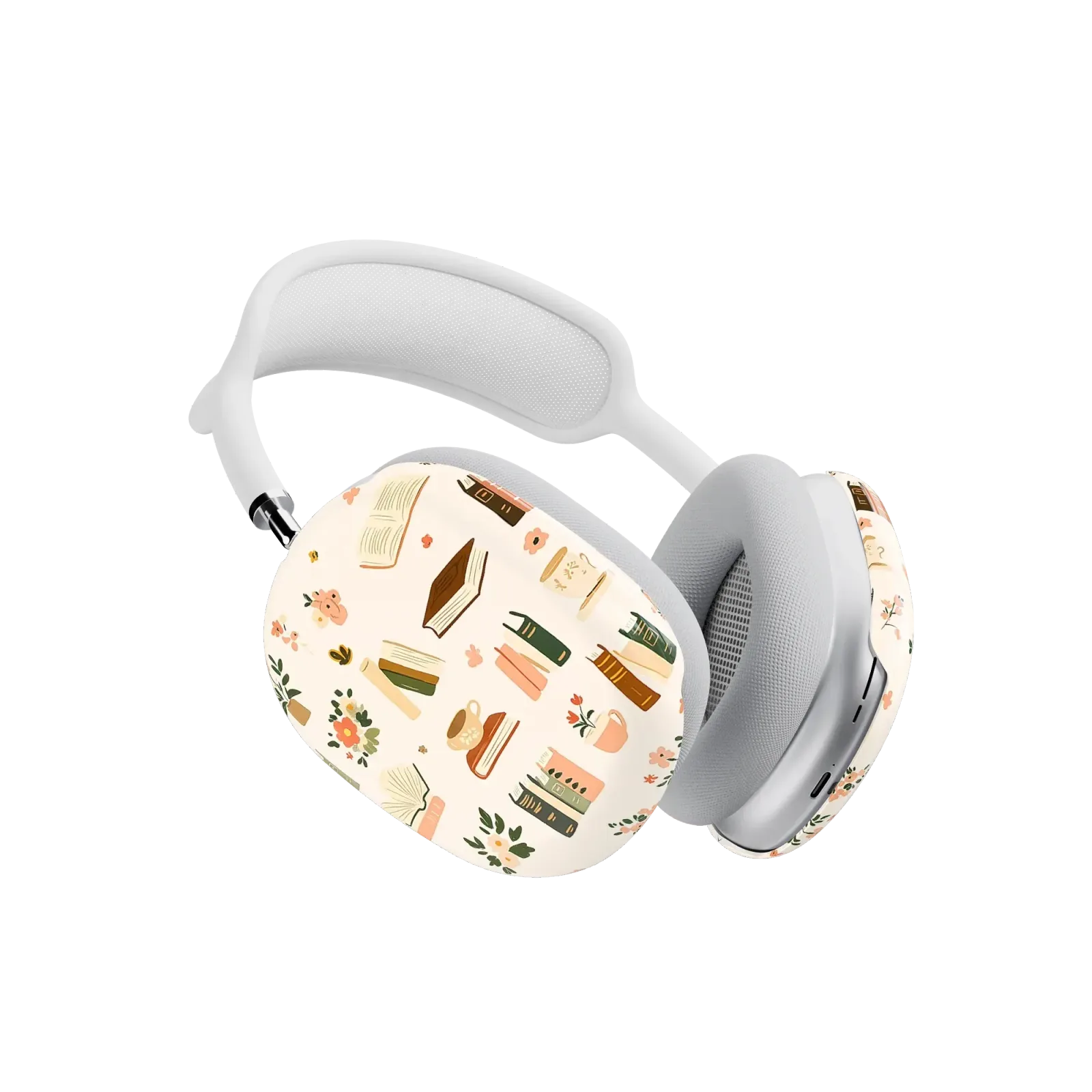 Cozy Fiction – Books & Blooms AirPods Max Case