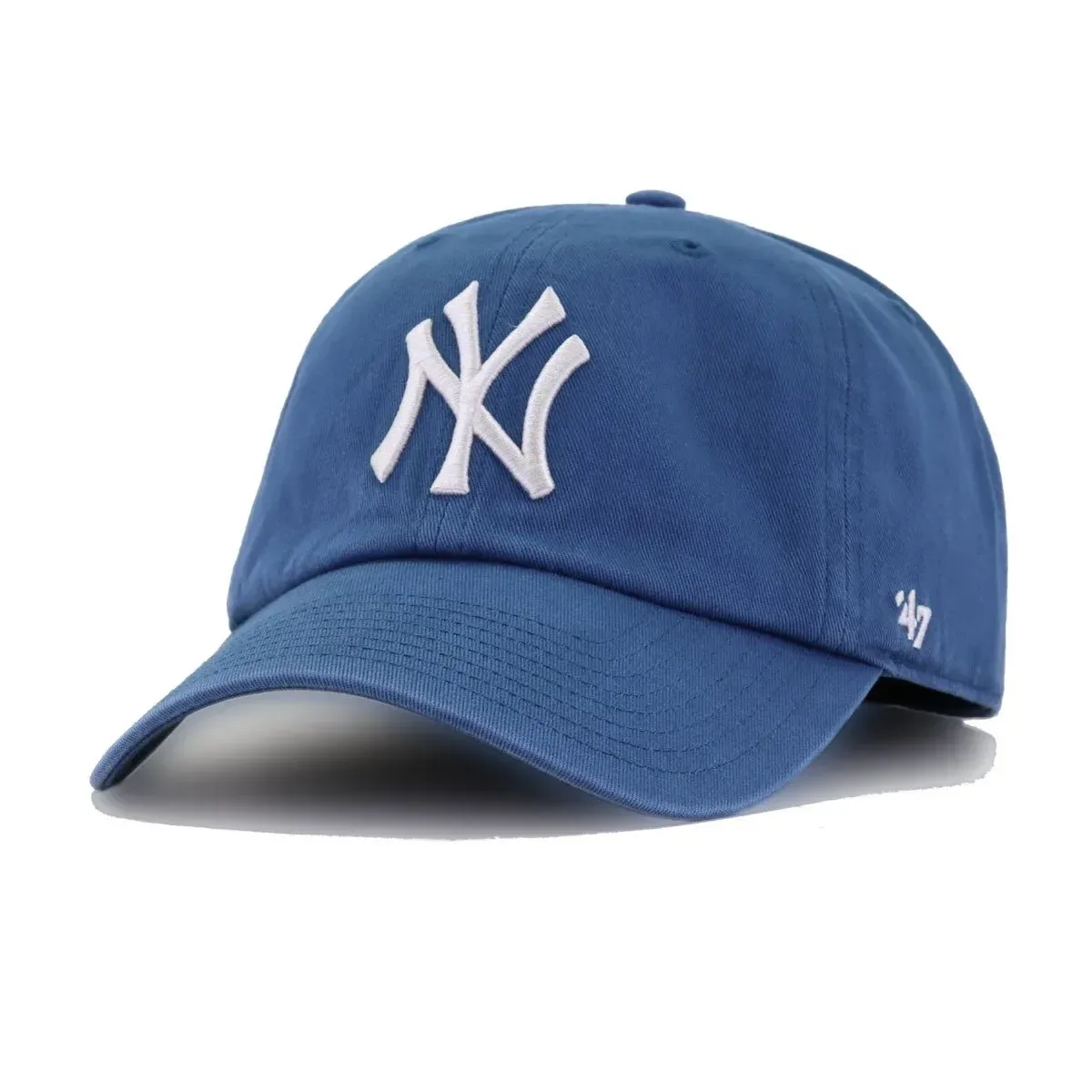 New York Yankees Timber Blue 47 Brand Clean Up Dad Hat