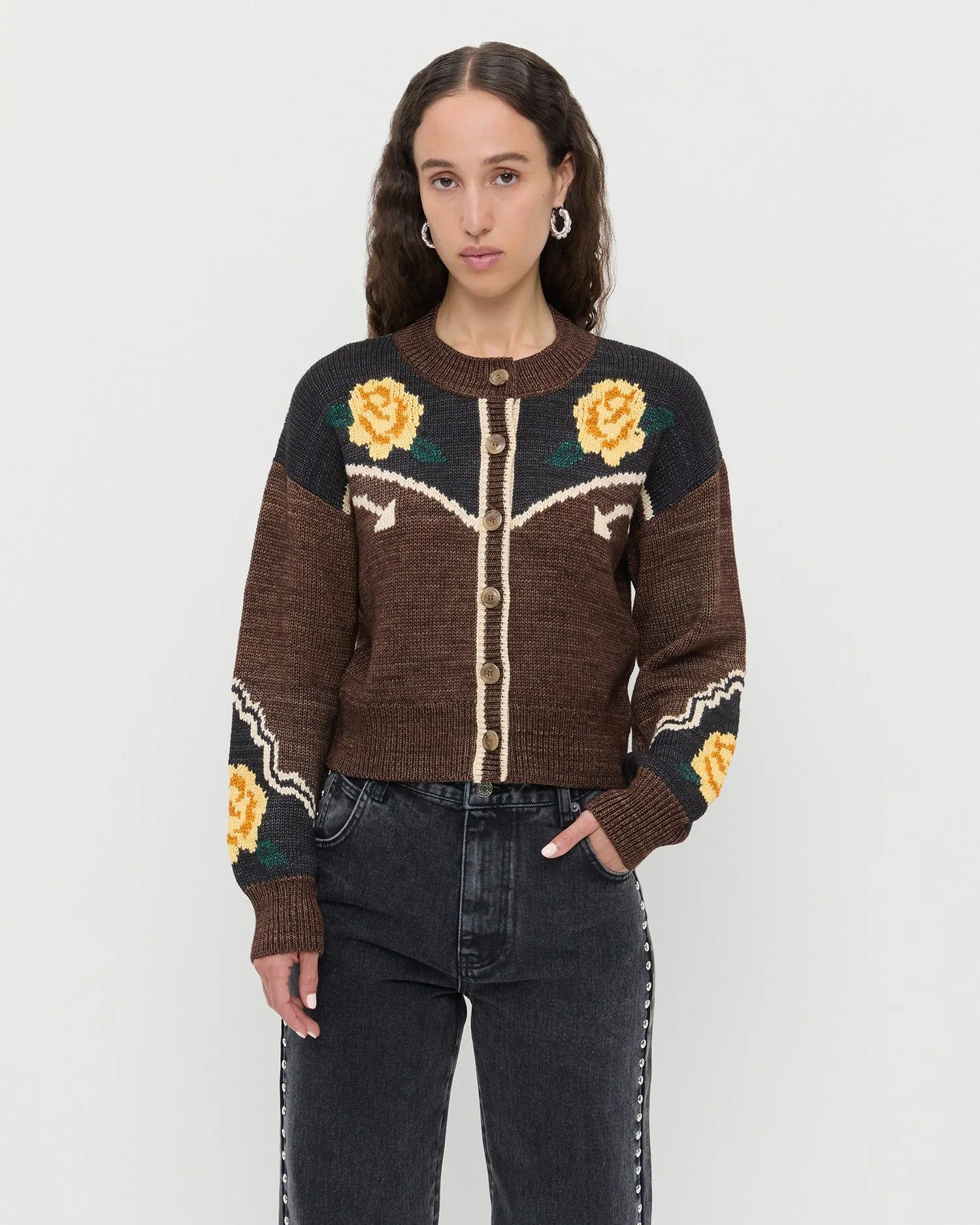 Linda Intarsia Cardigan