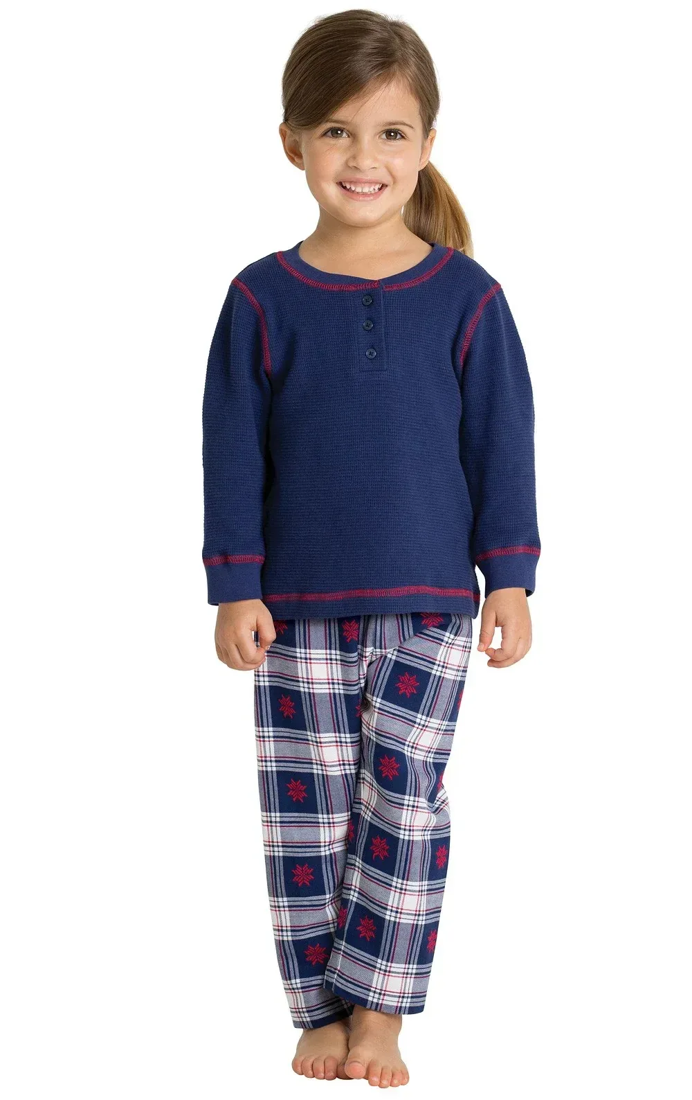Snowfall Plaid Flannel Toddler Pajamas – Dad and Me