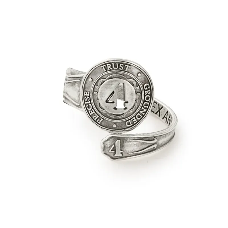 Number Spoon Ring