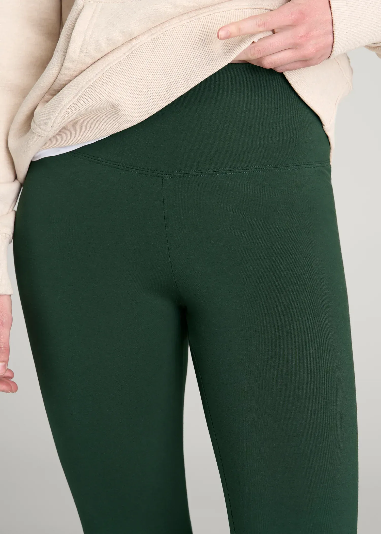 Cotton Leggings for Tall Women in Boreal Forest