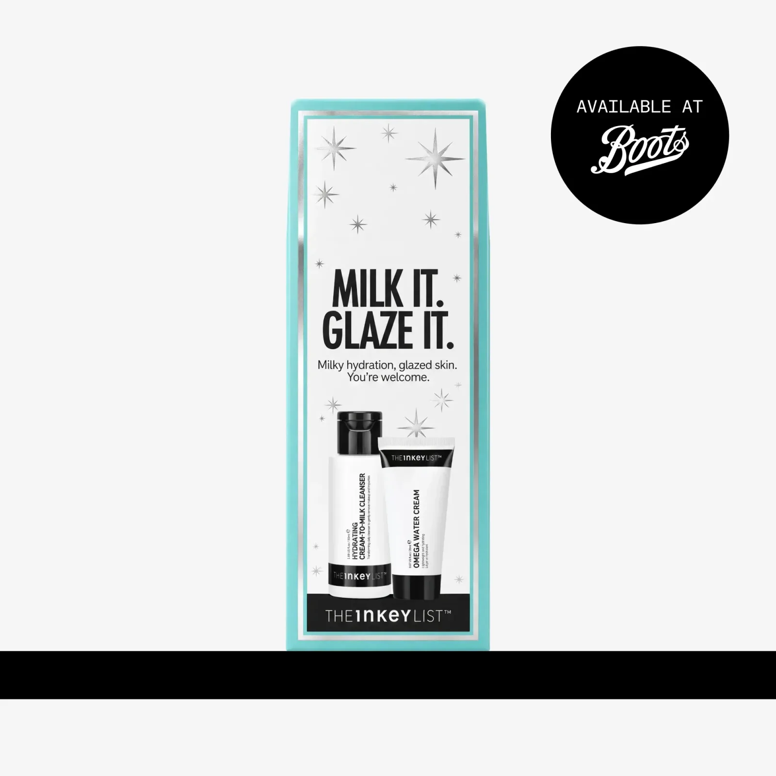Milk It. Glaze It – Cleanse & Hydrate Mini Skincare Set