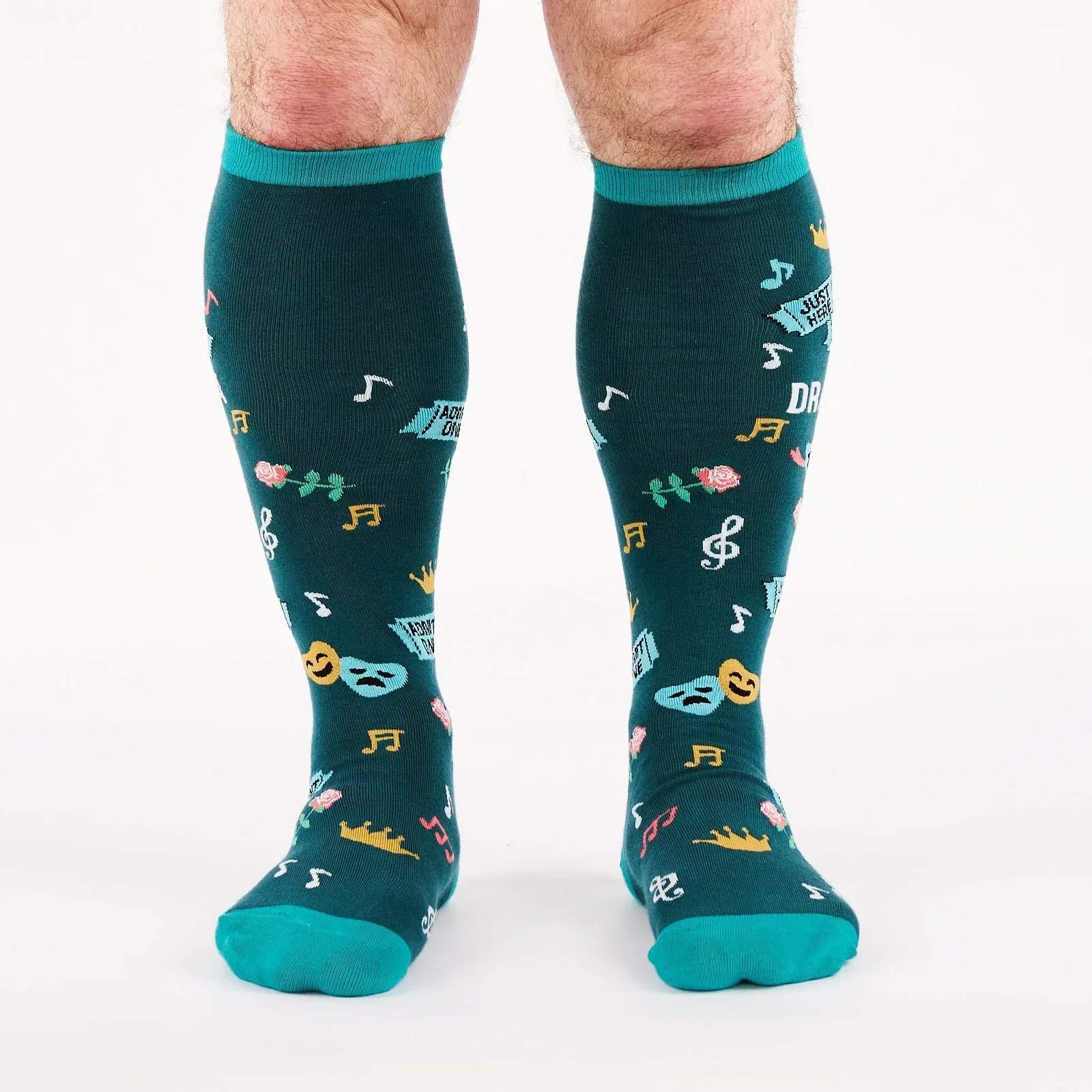 Just Here for the Drama Stretch-It Knee High Socks