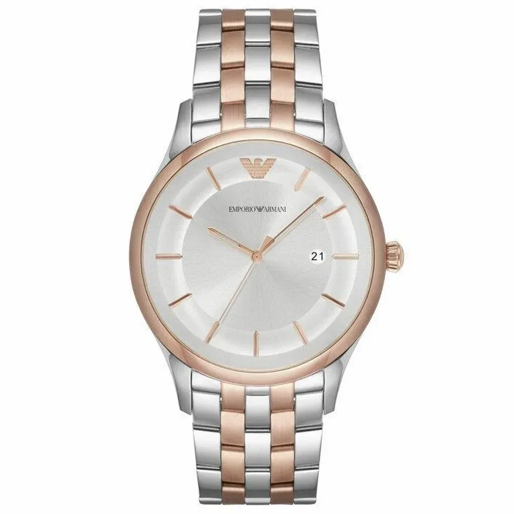 Emporio Armani AR11044 Lambda Silver Dial Men's Watch