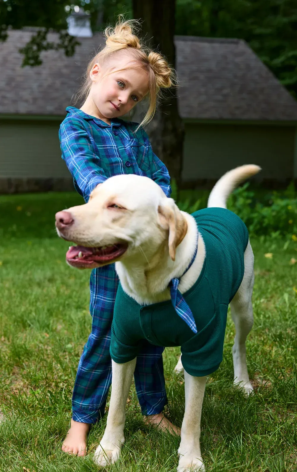 Heritage Plaid Thermal Pet Pajamas -Family Set 2
