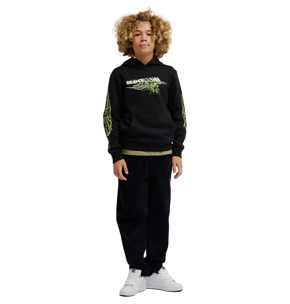 Kids' Side Flame Hoodie