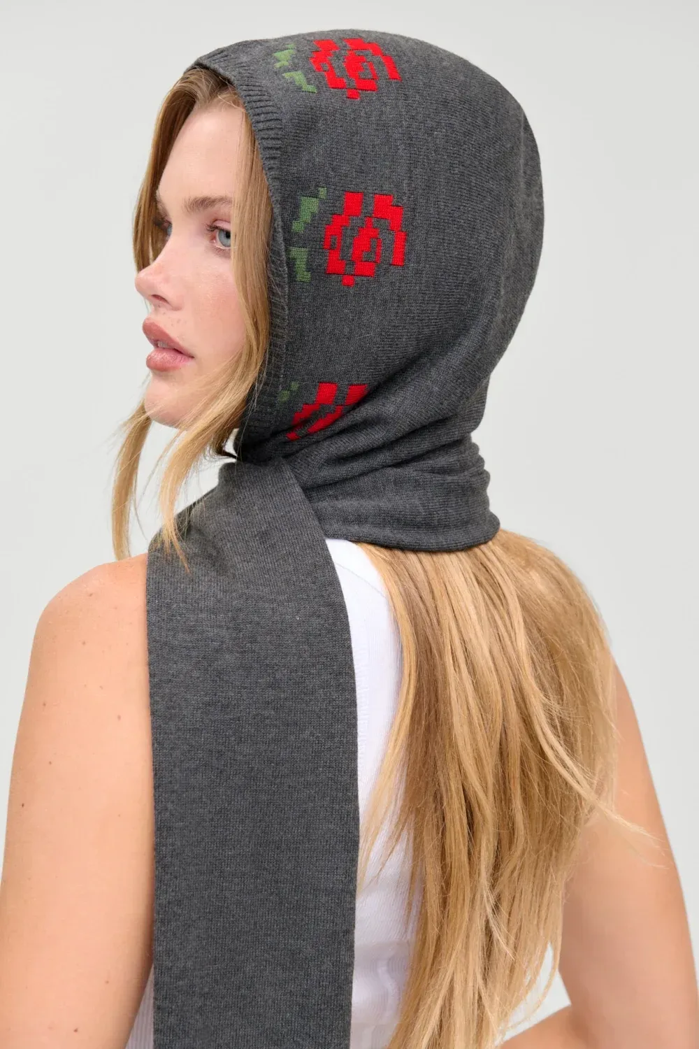 Brooks Knit Balaclava – Smoky Rose