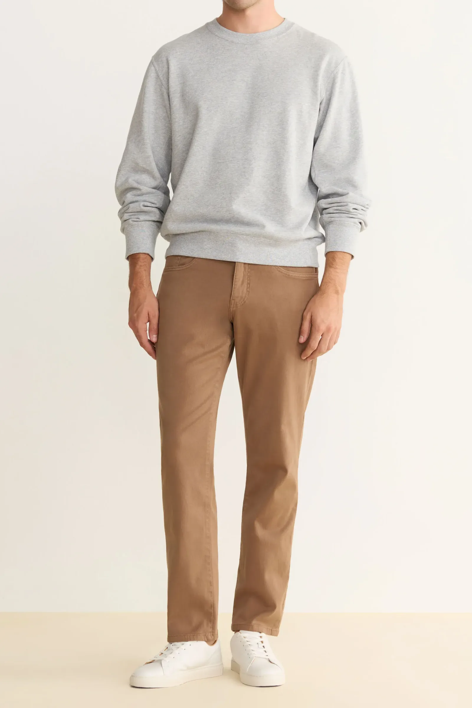 Ord – Straight Pants – Saddle Brown