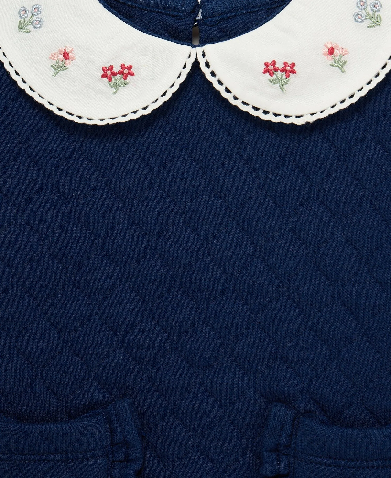Navy Floral 2-Piece Sweatshirt Set (2T-4T)
