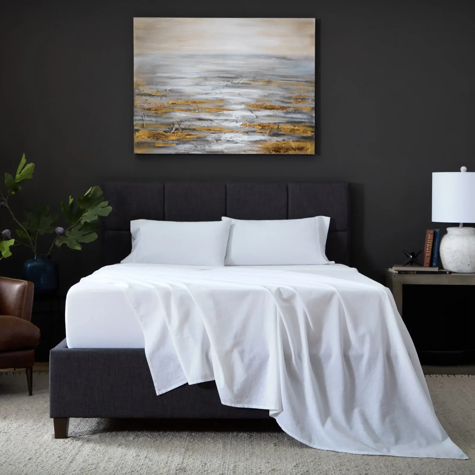 Linen-Blend Sheet Set
