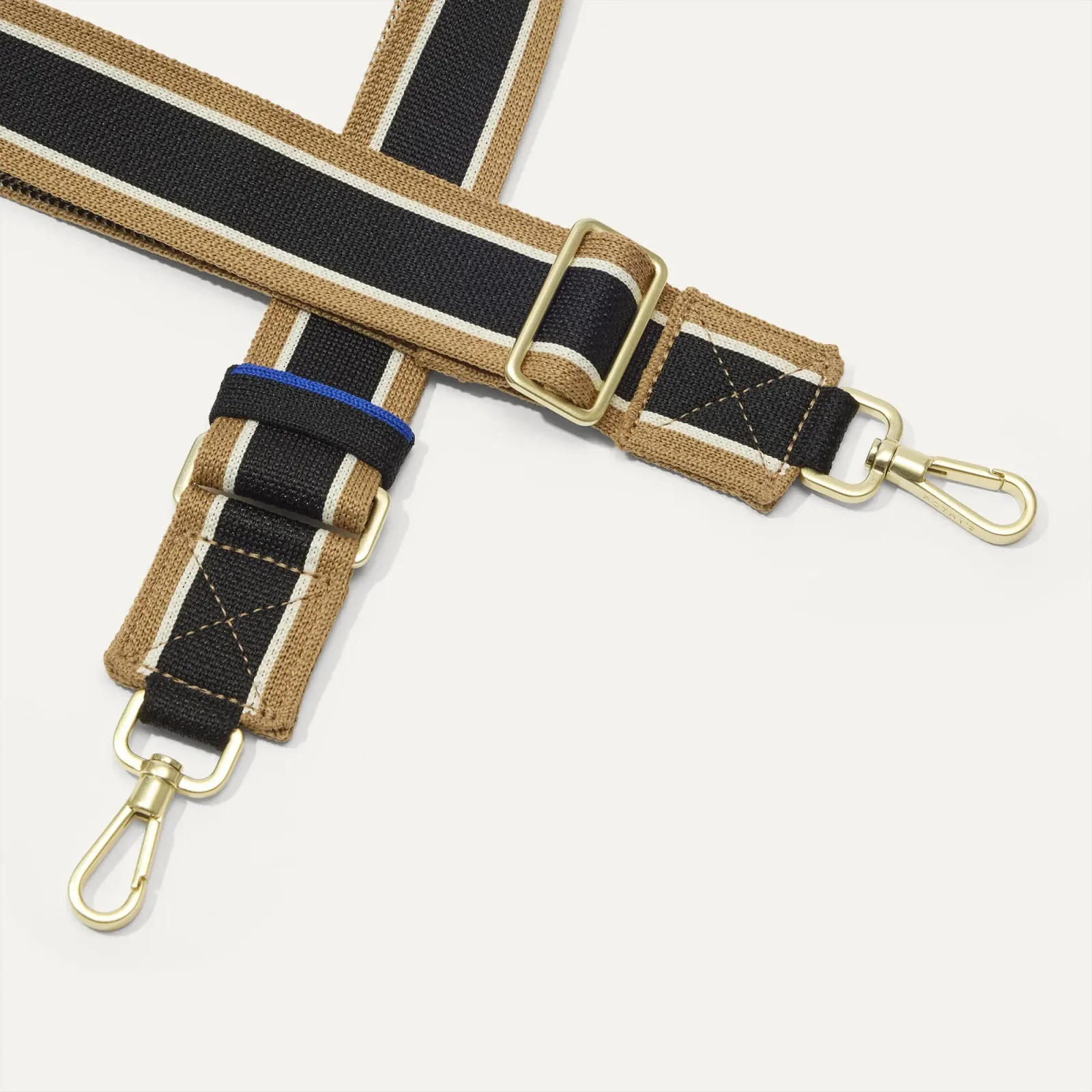 The Crossbody Strap – Khaki Stripe