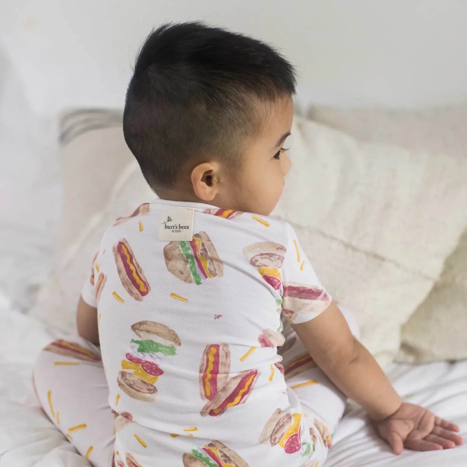 Hot Dogs & Hamburgers Honeysoft™ Lyocell Two-Piece Pajamas