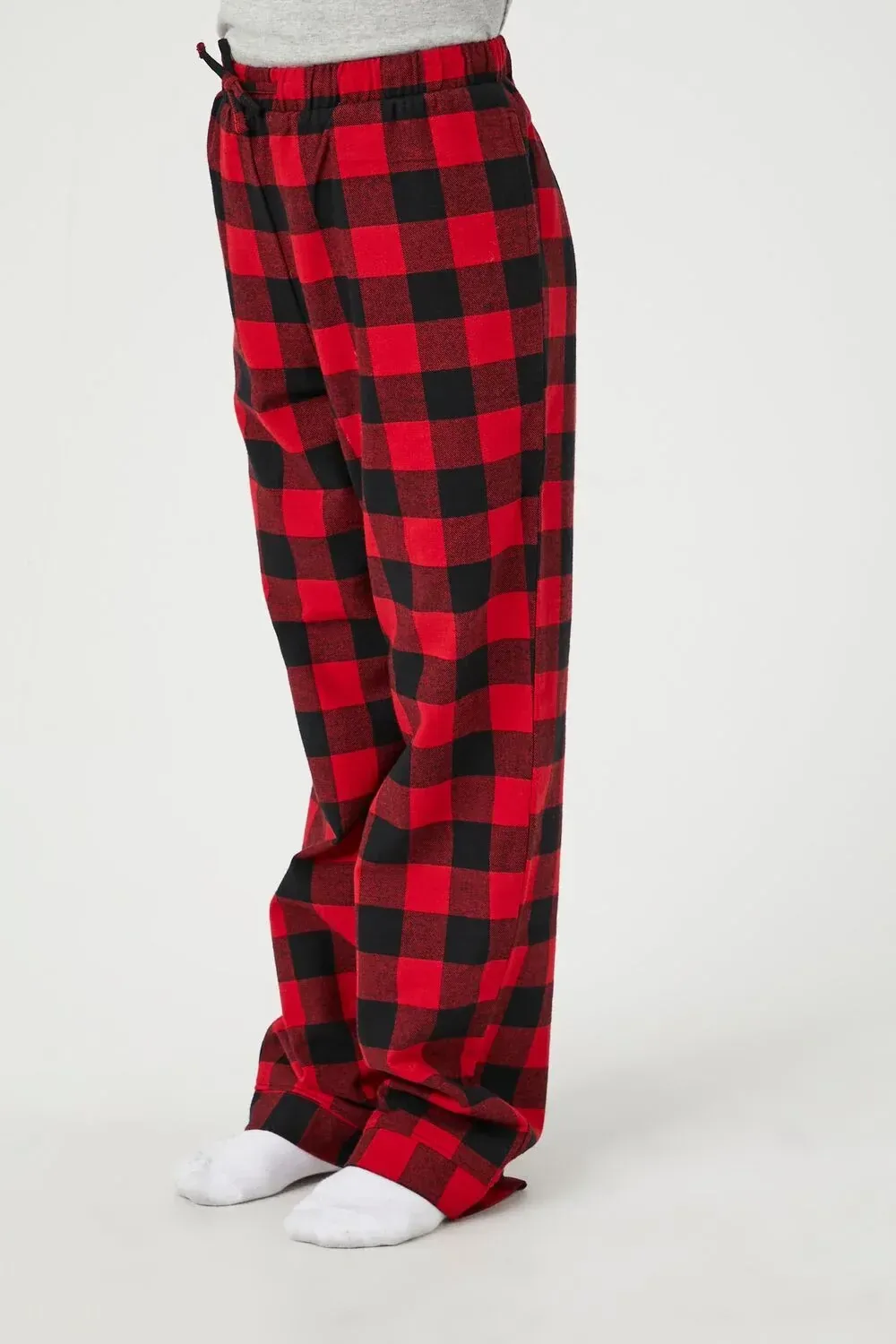 Girls Plaid Flannel Pajama Bottoms (Kids)