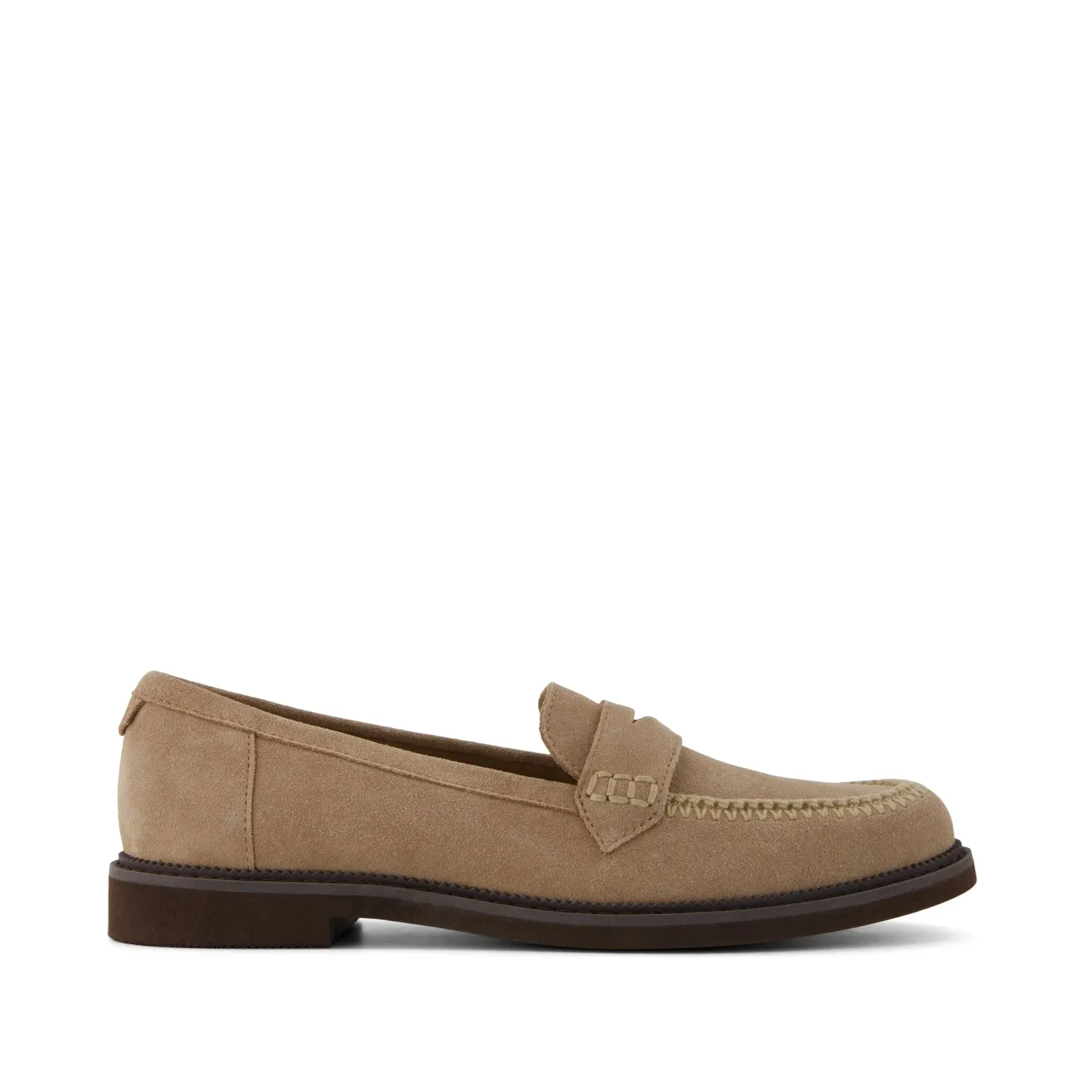 Womens Marie Loafer Taupe Suede