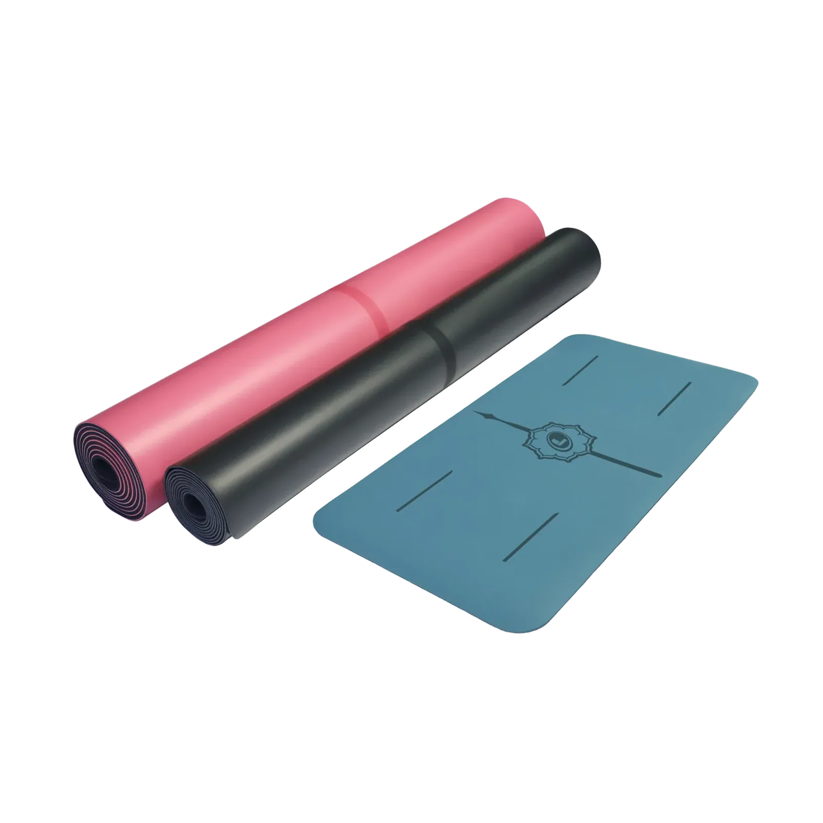 Liforme Classic Yoga Mat, Travel & Pad Bundle