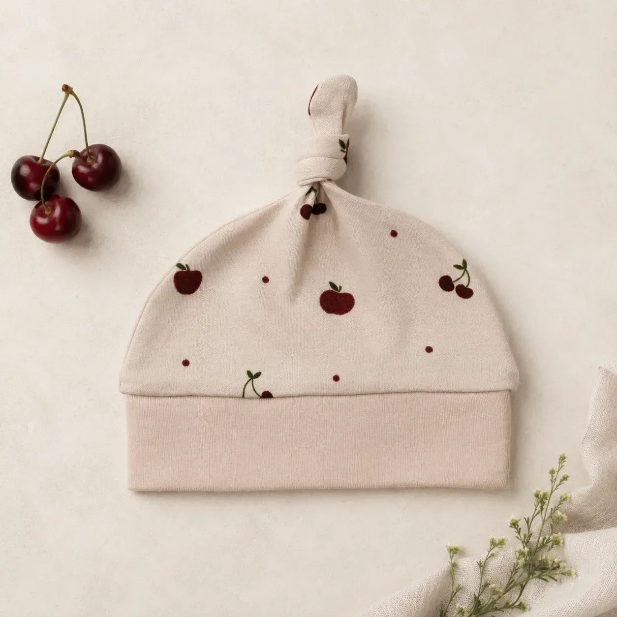 Cherry Apple – Organic Knotted Hat