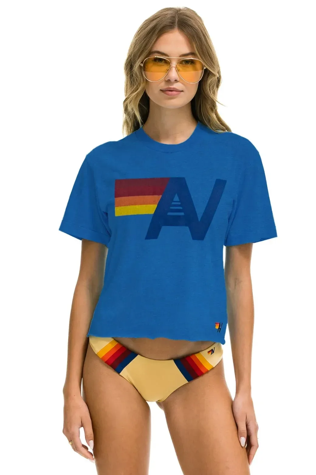 Logo Boyfriend Tee – Adventure Blue