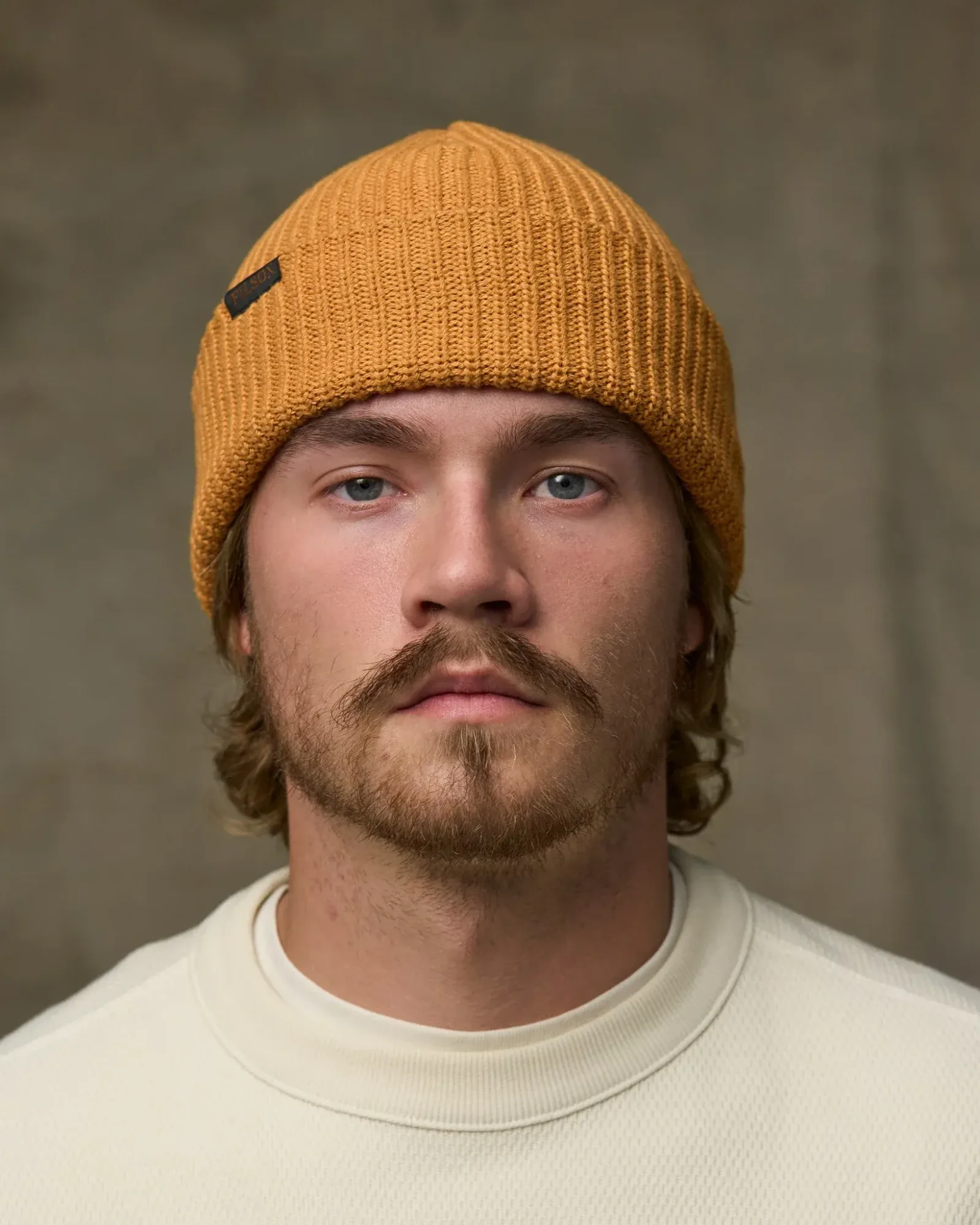 Cotton Watch Cap – Gold Ochre